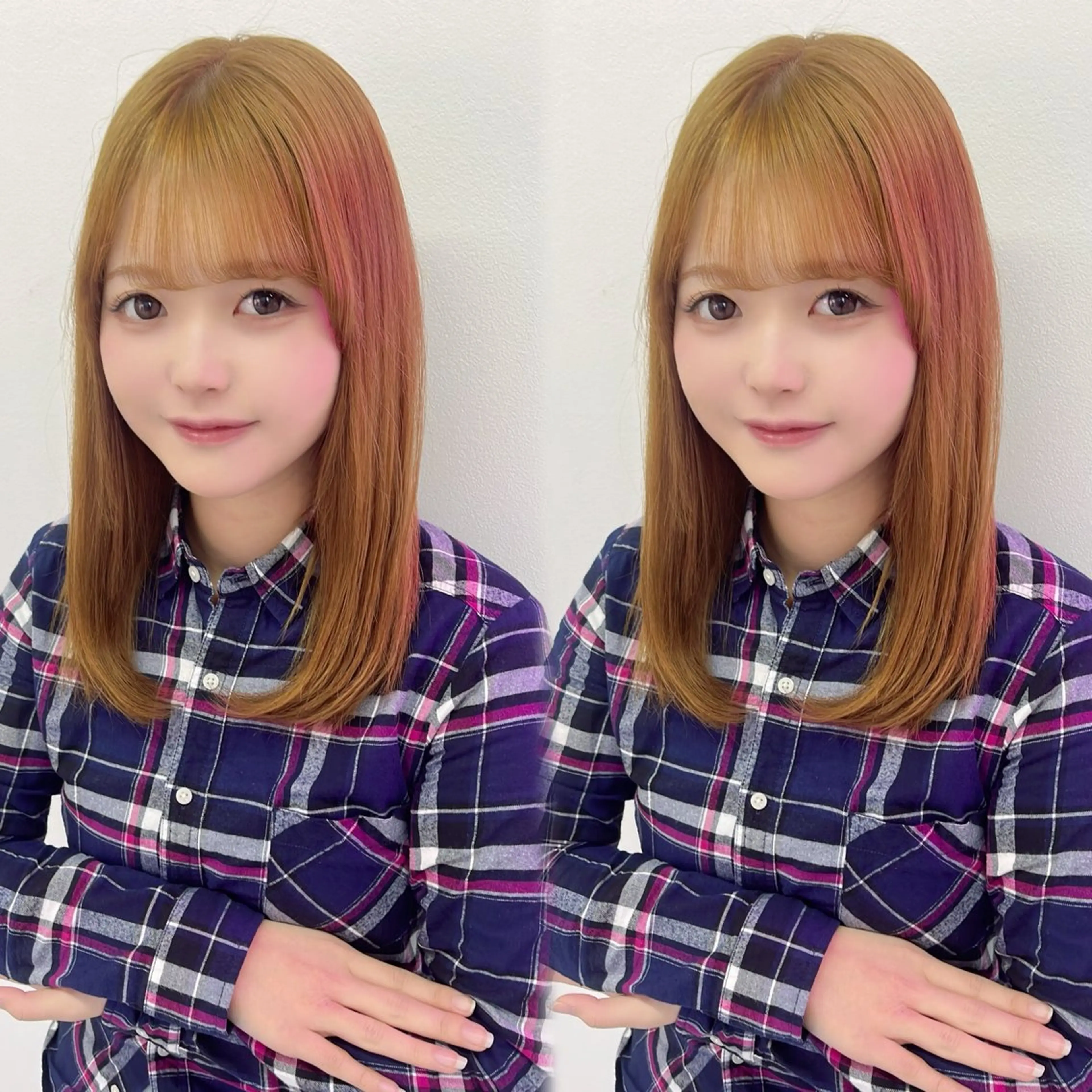 ミディアム カラー ベージュカラー ブリーチ 透明感カラー ヘーゼル ヘアカラー mimi☪️ 艶髪髪質改善/メンズのヘアスタイル