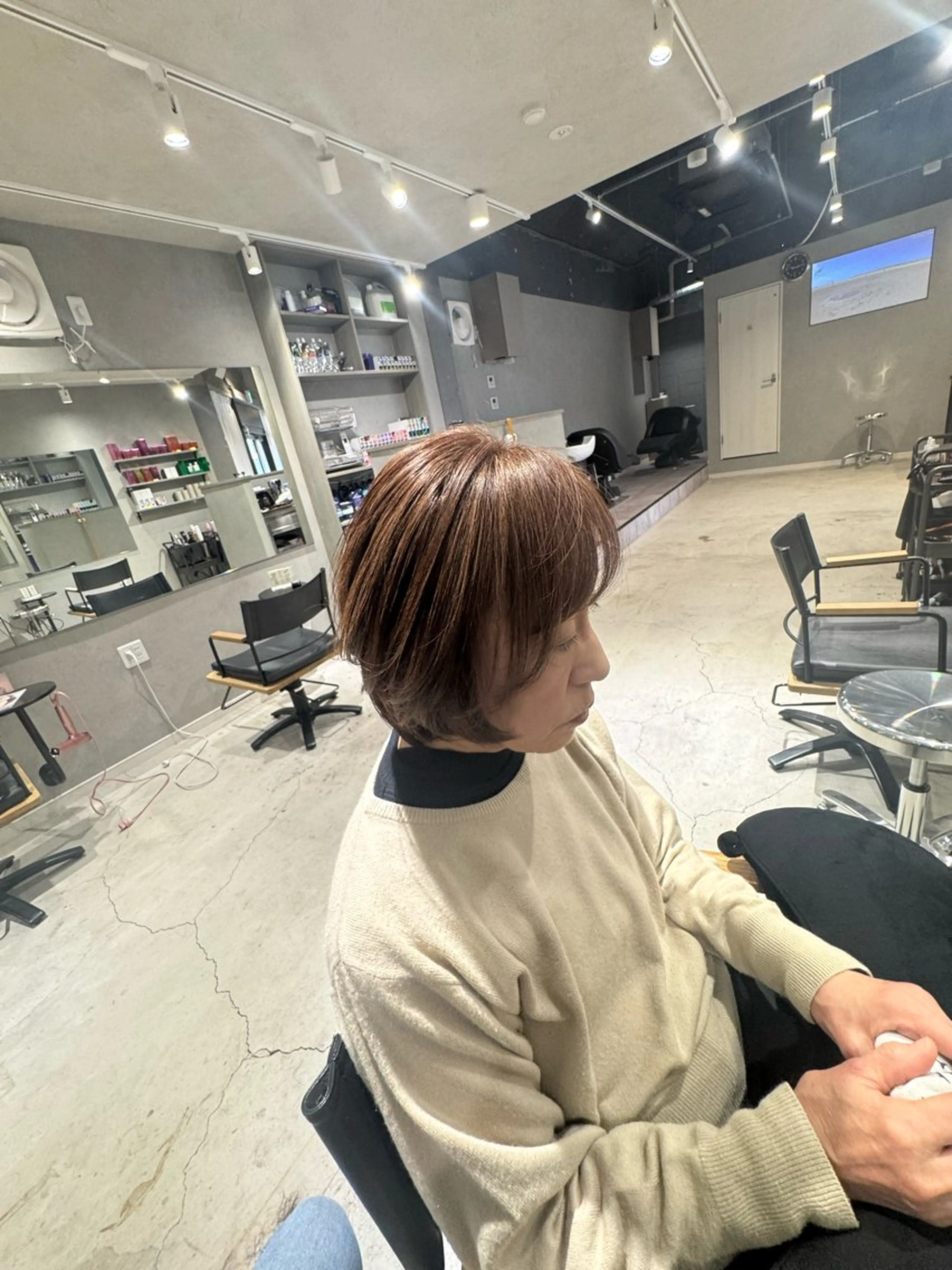 ショート カラー ショートボブ ベージュカラー ボブ ショートヘア カット ヘアカラー トリートメント 森 祥吾のヘアスタイル