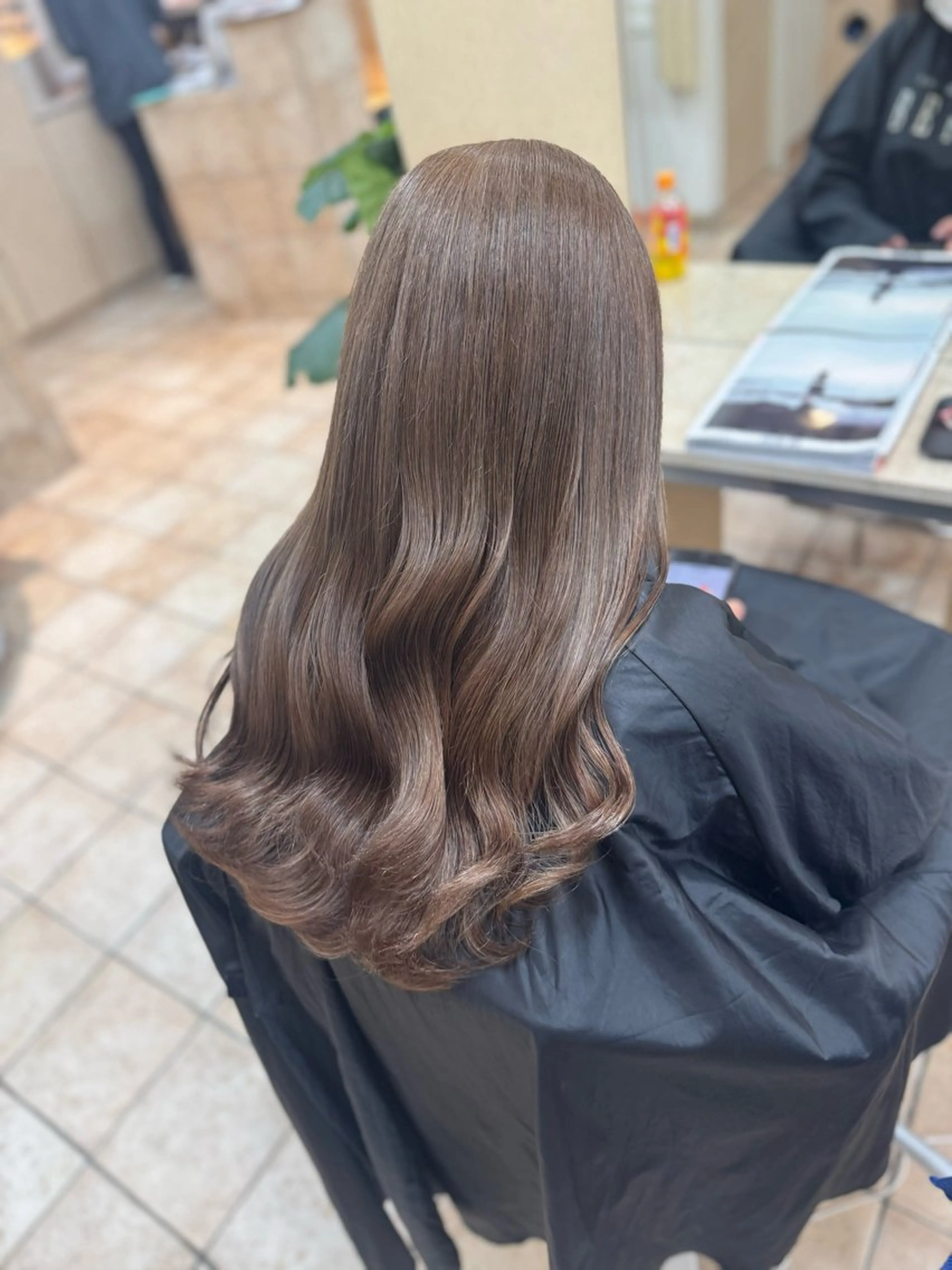ロング ヘアカラー トリートメント 🇰🇷韓国風顔周り NANAMI🇰🇷のヘアスタイル