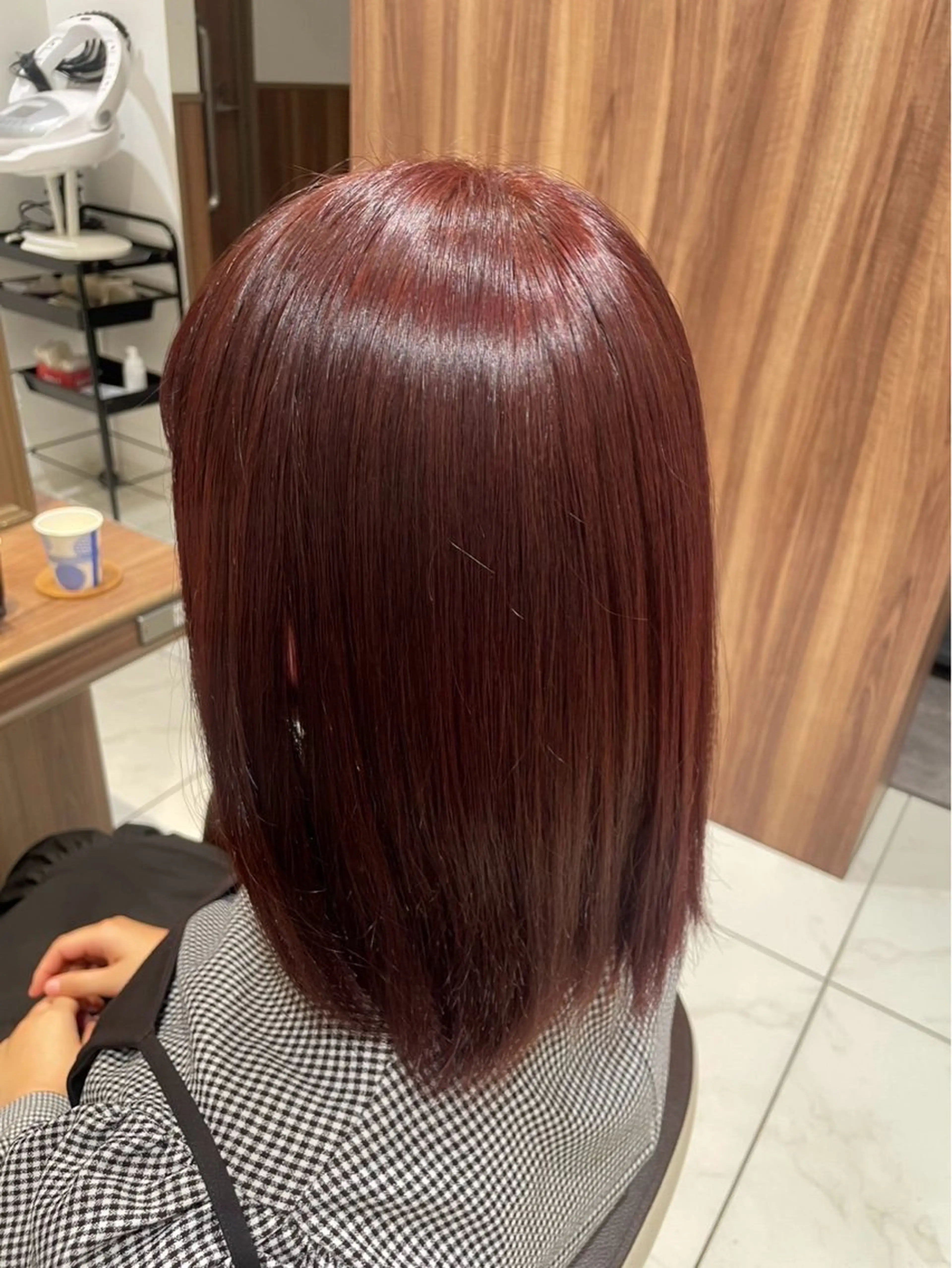 ミディアム ボブカット/カラー /中條✨️のヘアスタイル