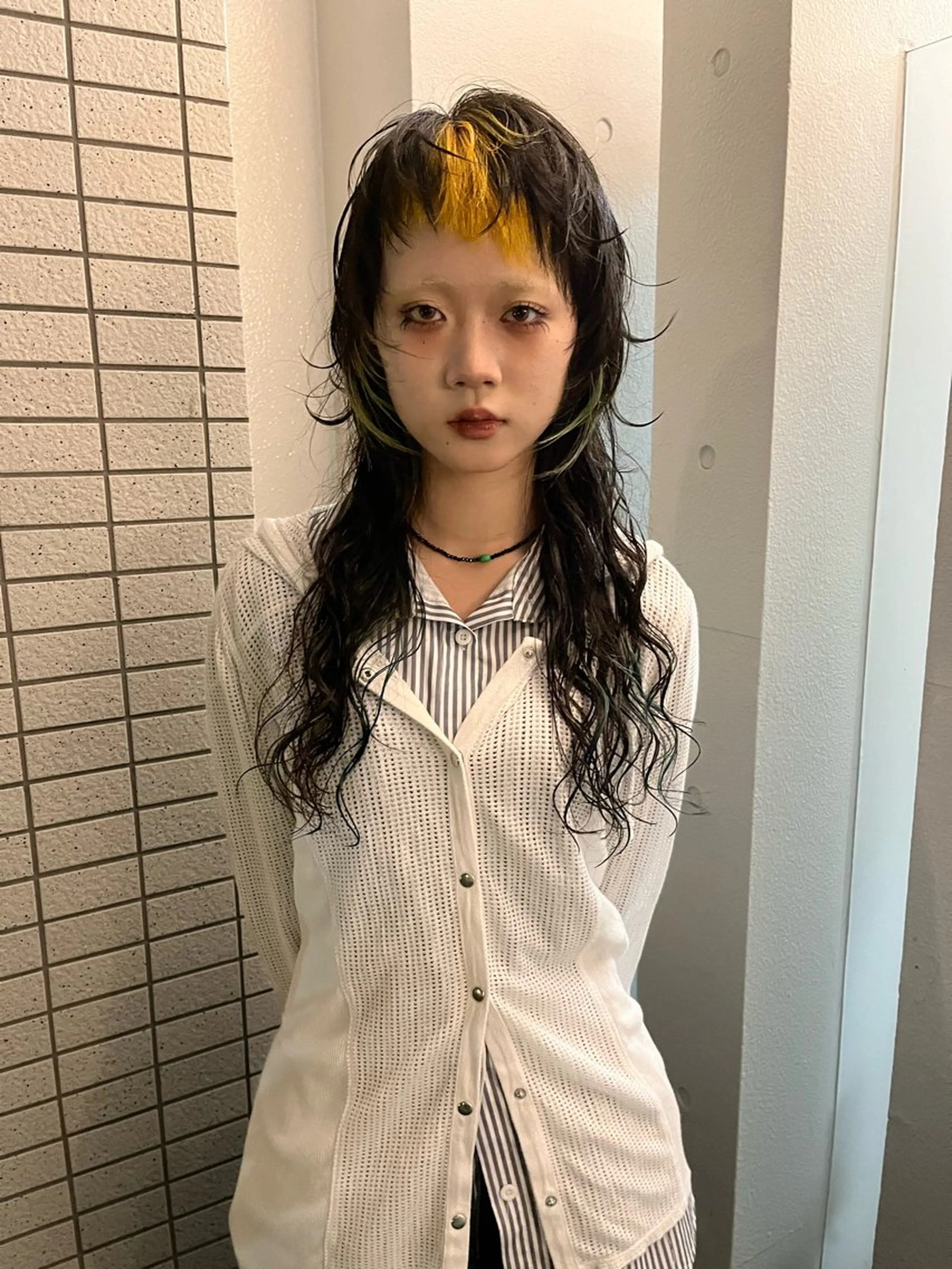 ポイントブリーチ＋ポイントオンカラーの写真