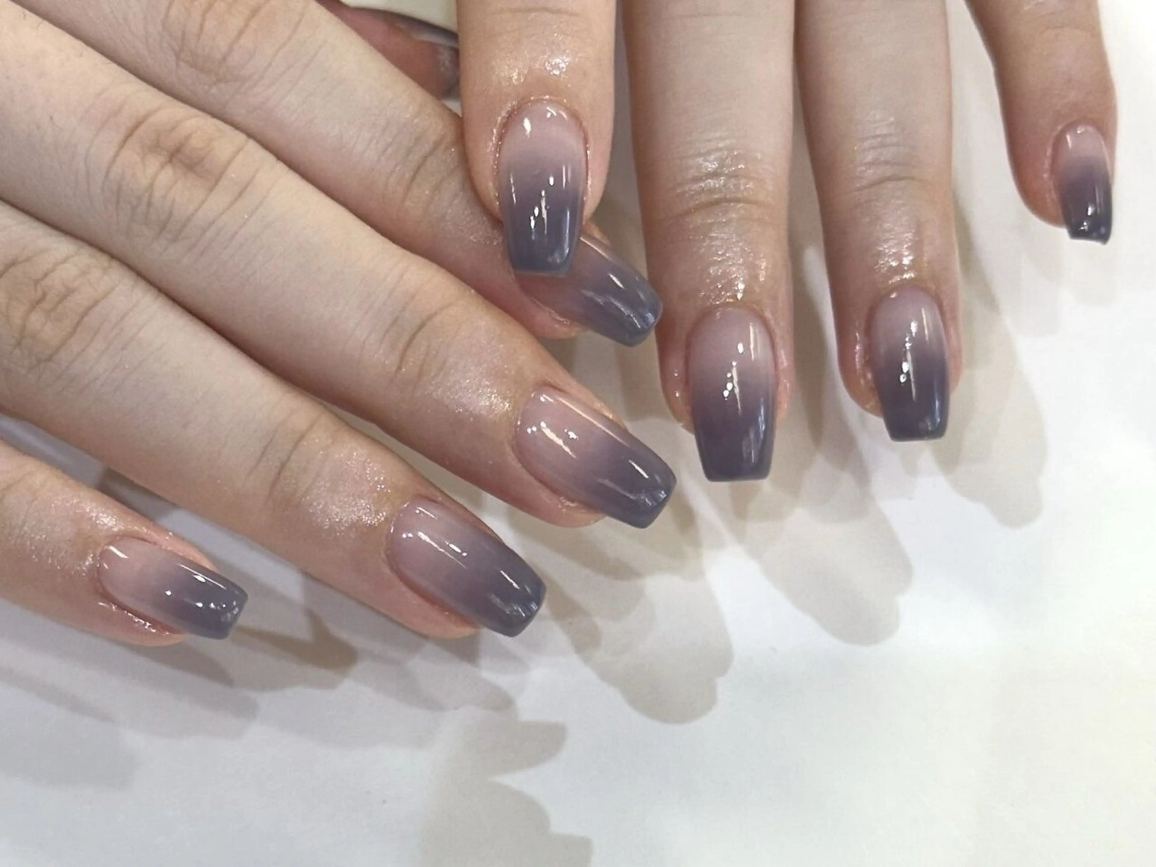 【オフ無し】カラーグラデーション🍇♡の写真