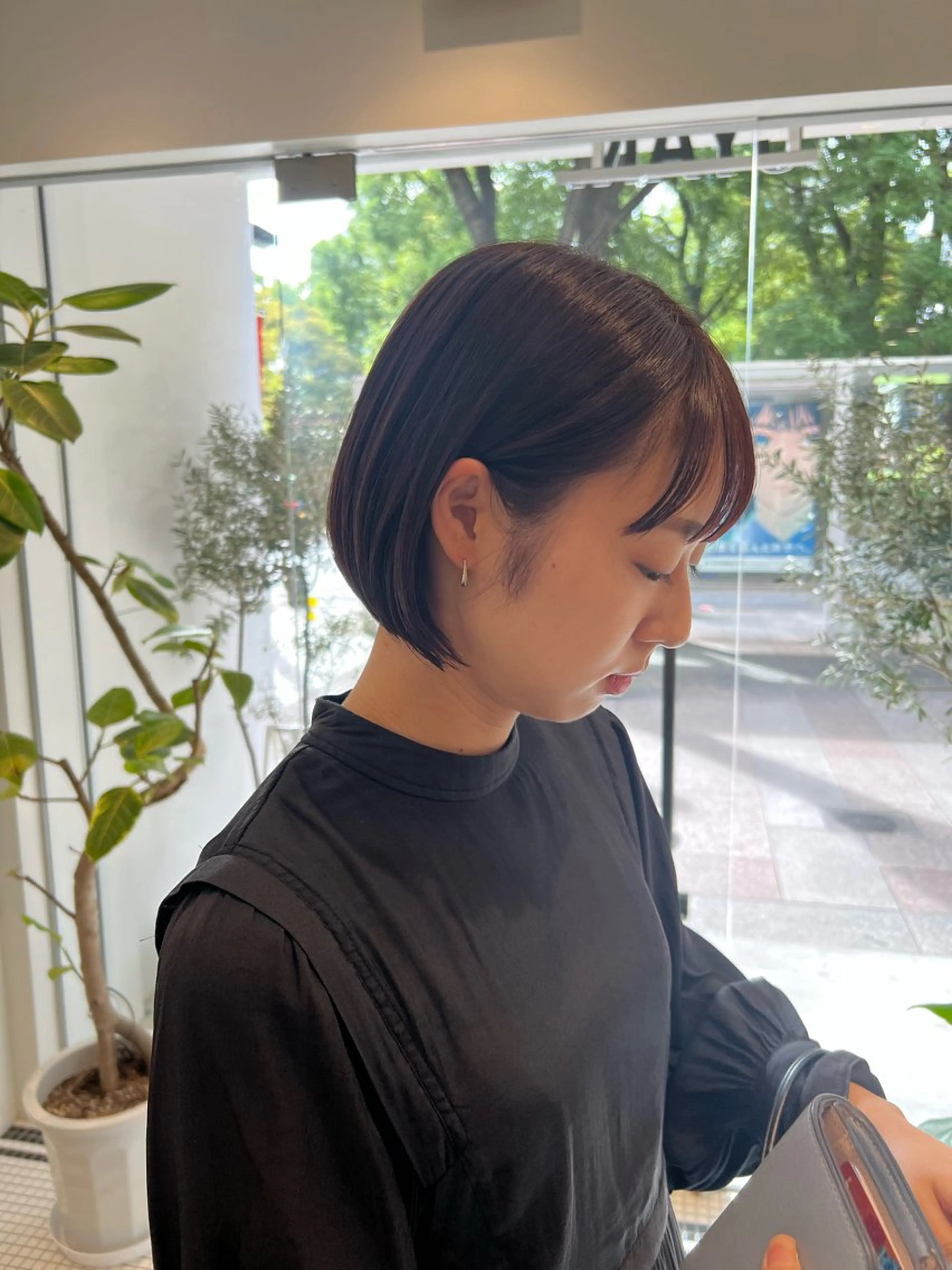 ストレートパーマ＋カット＋3stepトリートメントの写真