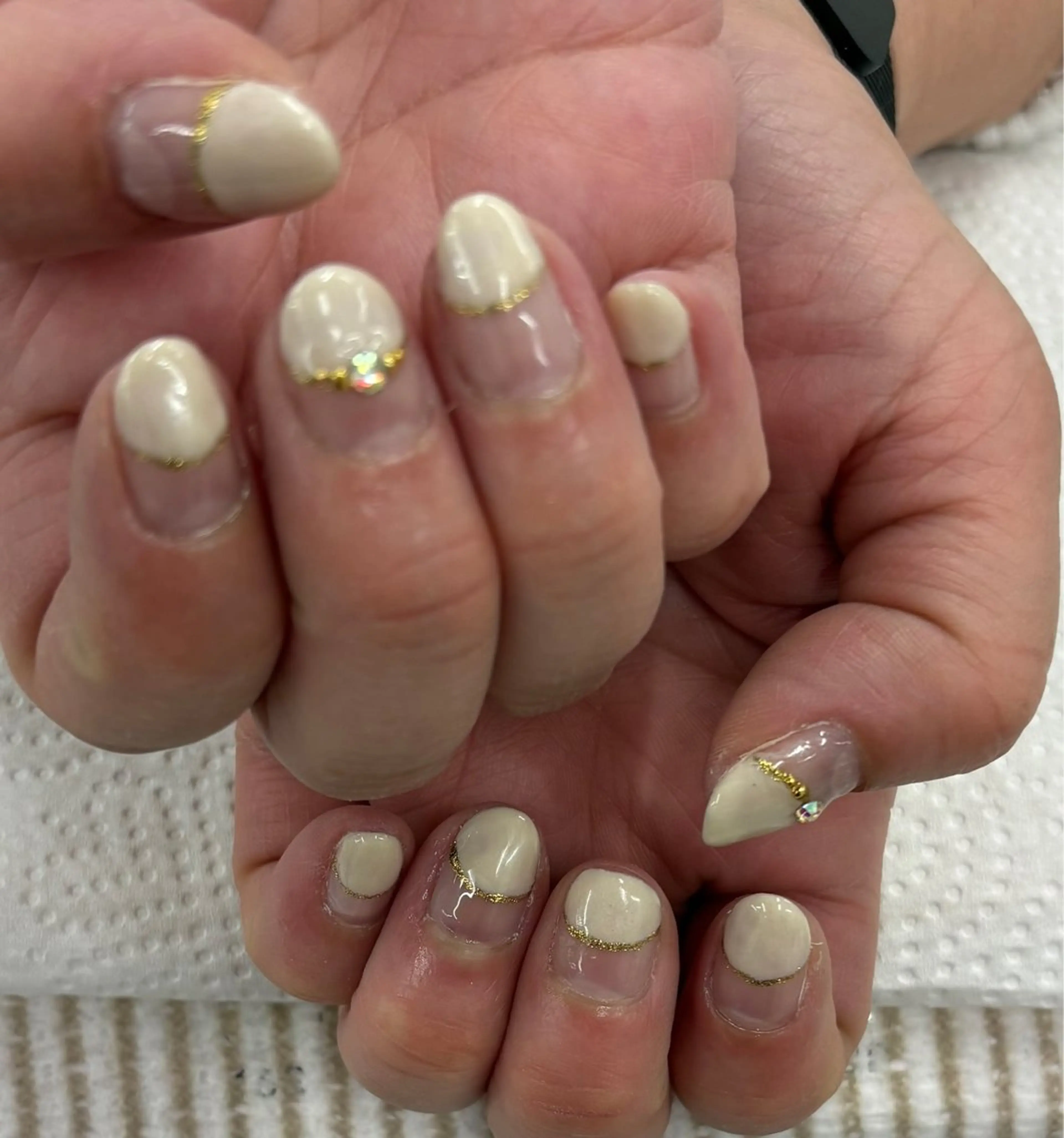 ネイル フレンチネイル ハンドネイル 宮嶋 邦佳のネイルデザイン