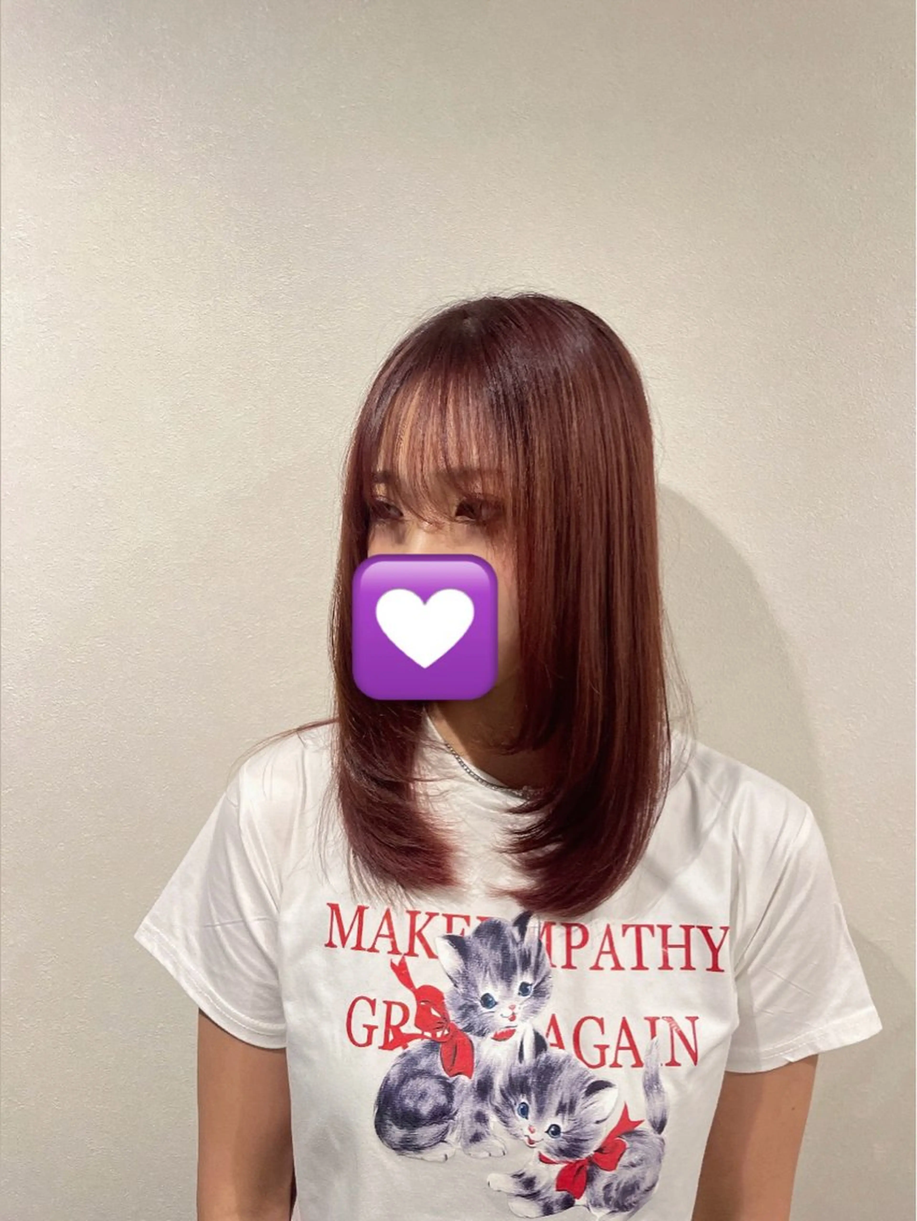 ミディアム レイヤーカット perfumeby afloat羽南のヘアスタイル