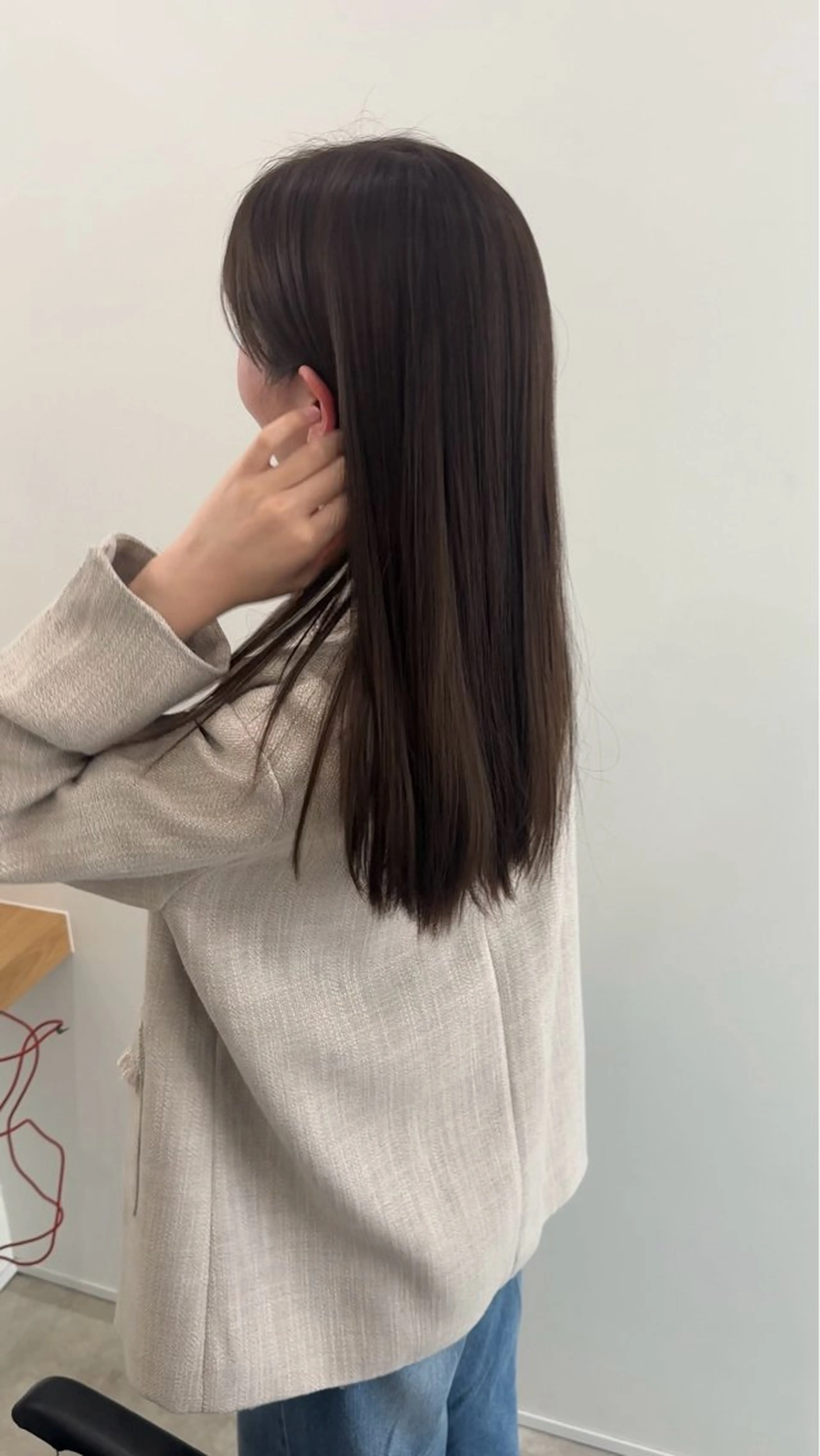 セミロング カラー ヘアカラー トリートメント ヘアセット/艶カラー 💐nao.のヘアスタイル