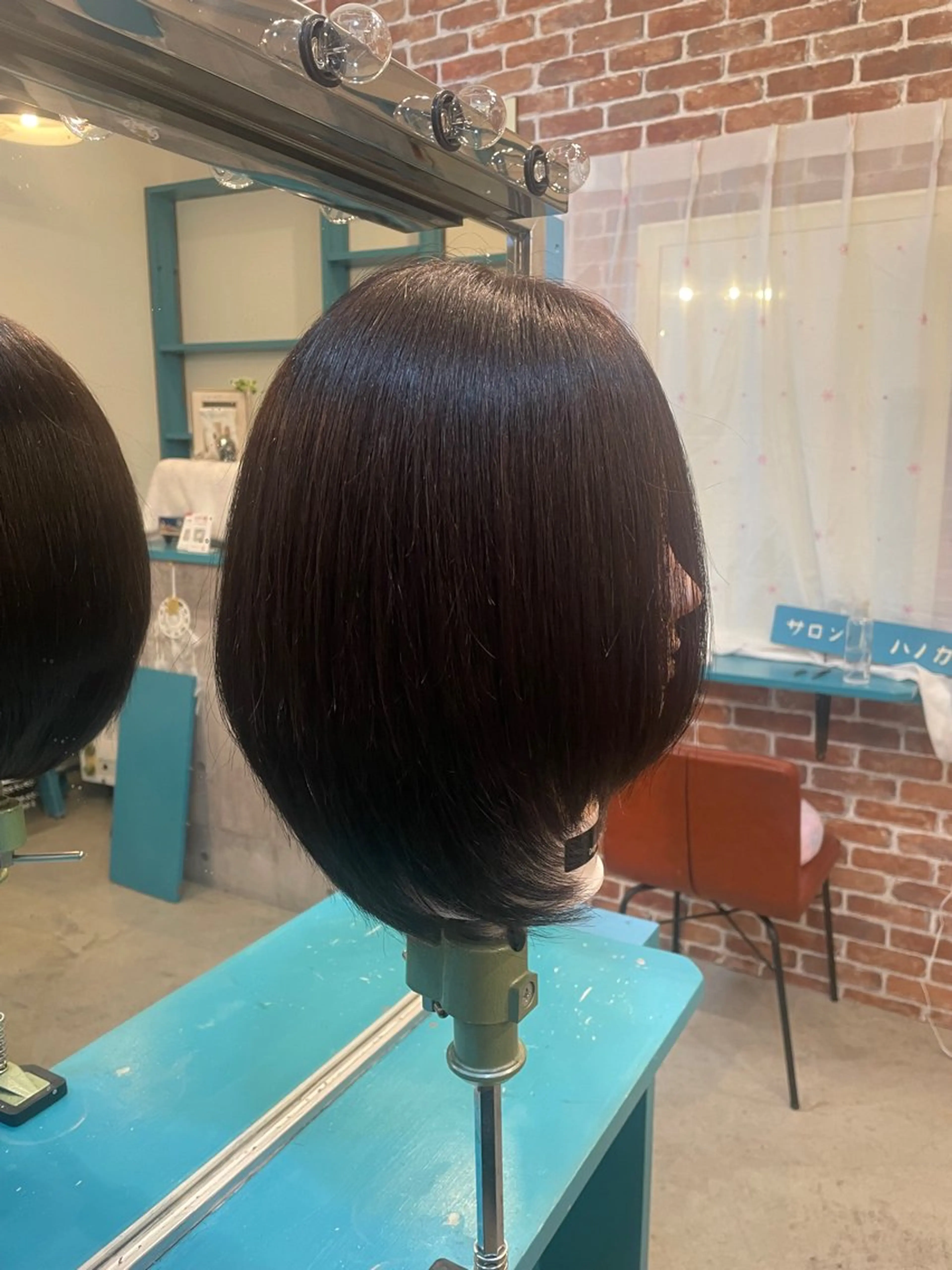 ミディアム 縮毛矯正 SALONDEHANOKA所属・ショートロング 🎀椎葉えまのヘアスタイル