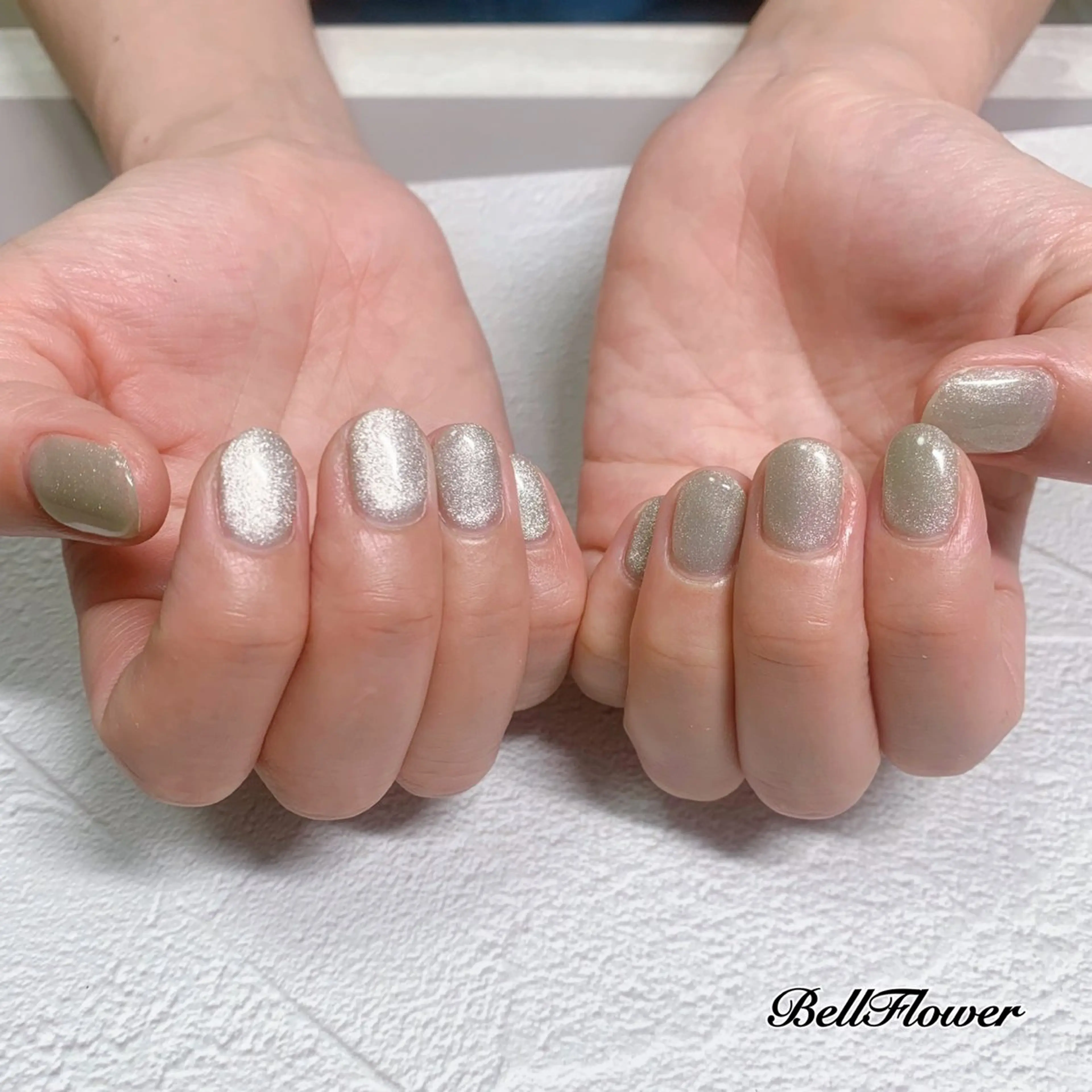 ネイル ハンドネイル Bell Flowerのネイルデザイン