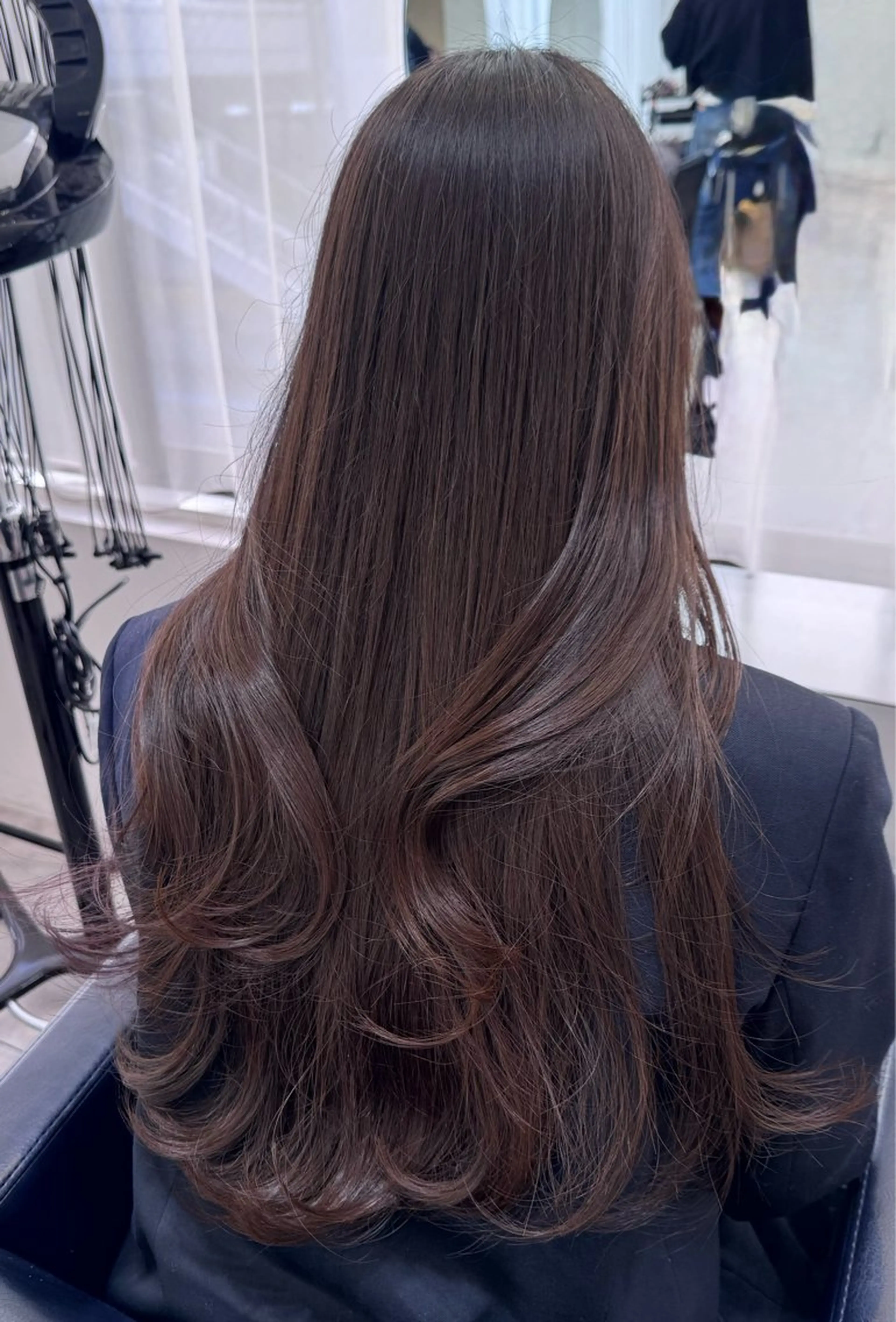 ロング レイヤーカット カット Miyu/透明感 カラー/layerのヘアスタイル