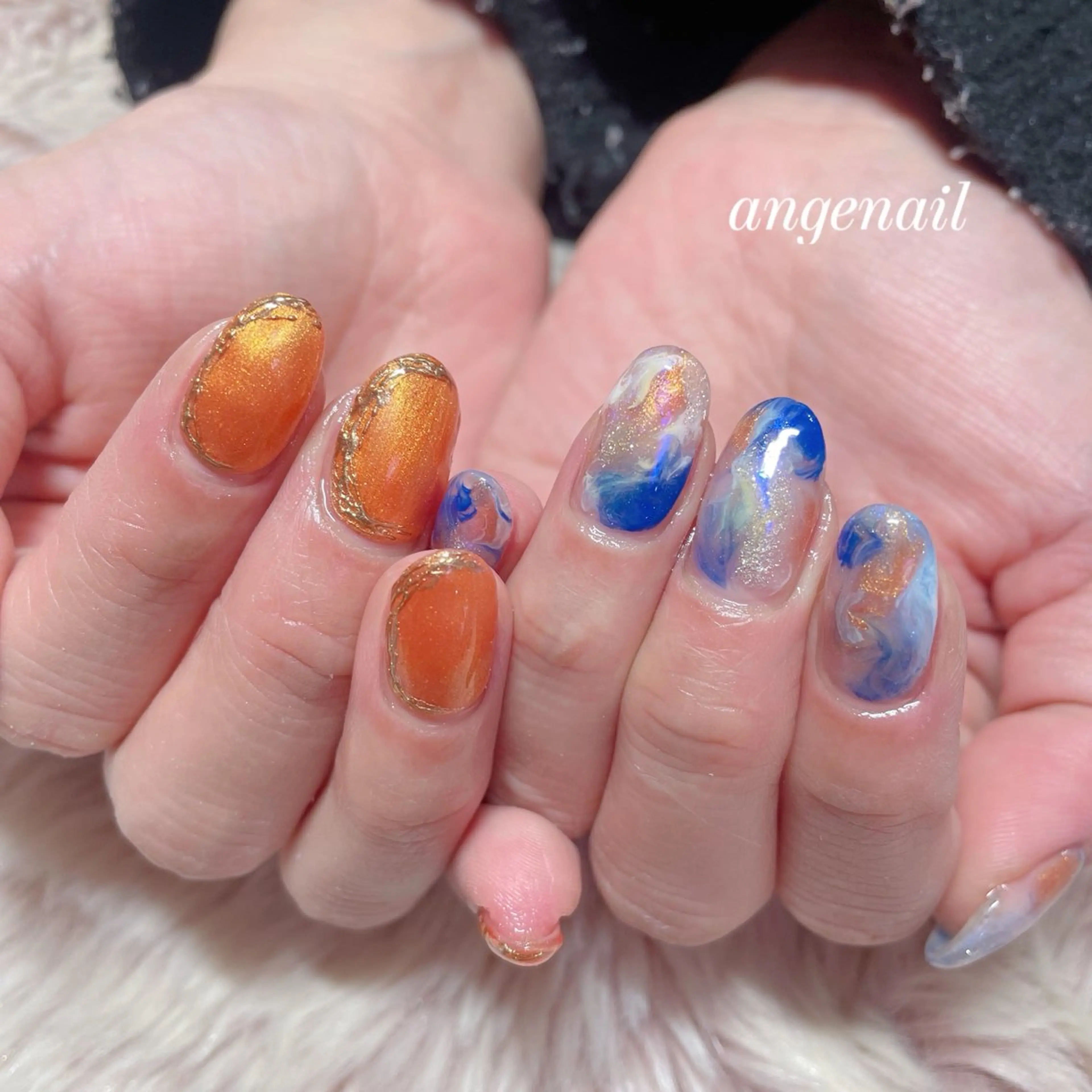 ネイル ハンドネイル オーナーネイリスト MAKIのネイルデザイン