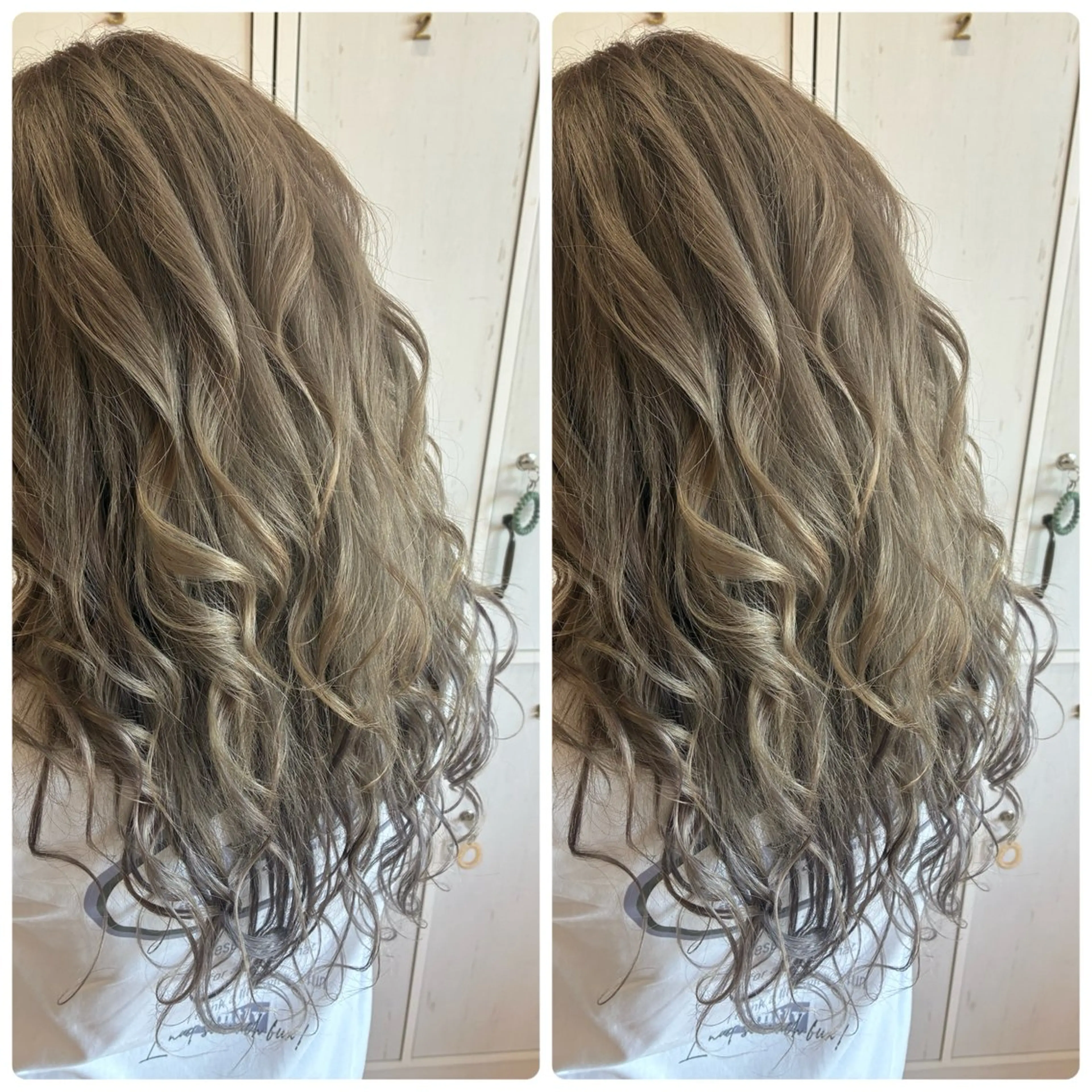 ロング カラー ヘアカラー おおやま たくみのヘアスタイル