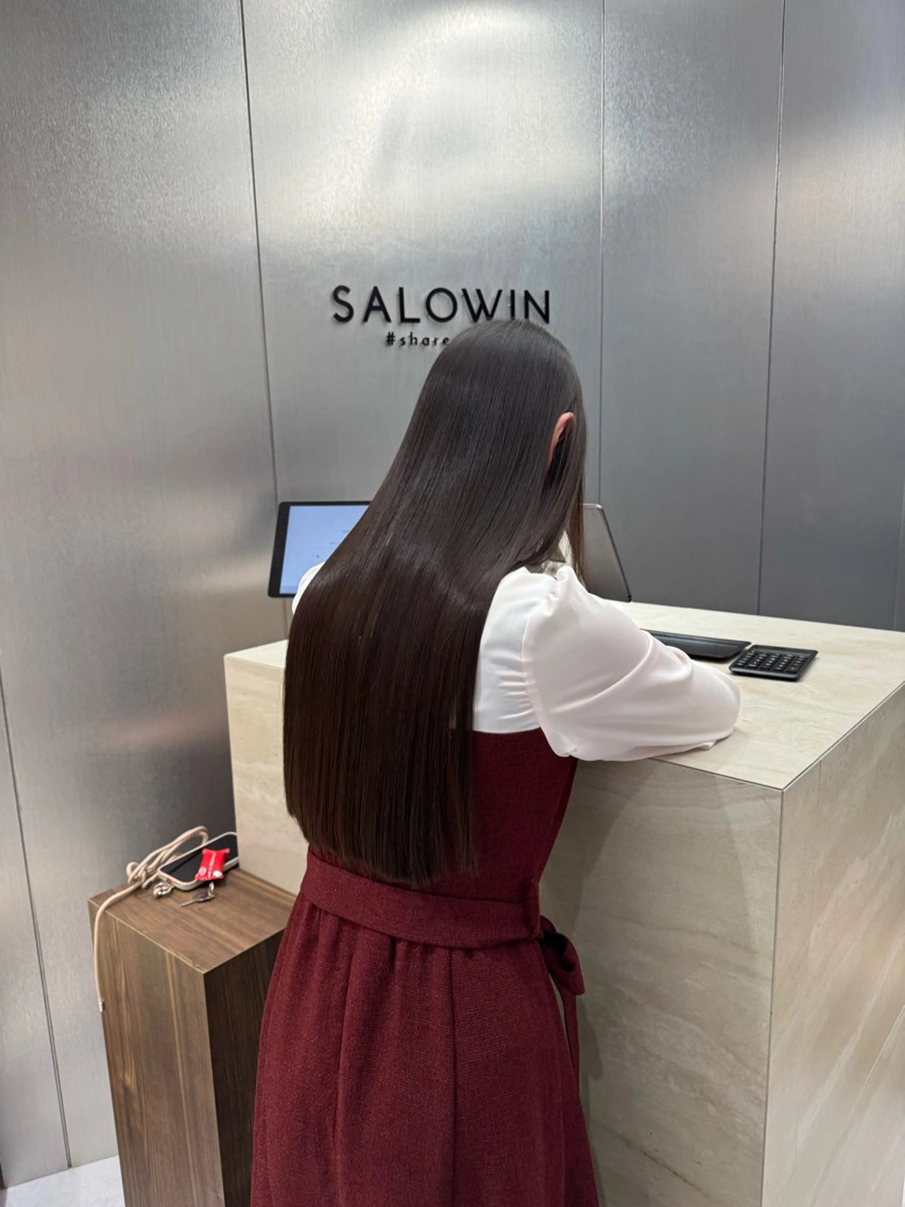 ロング カット ヘアカラー 縮毛矯正 トリートメント ヘッドスパ SALOWIN east店6F所属・TAKUMI 【美髪特化】のヘアスタイル