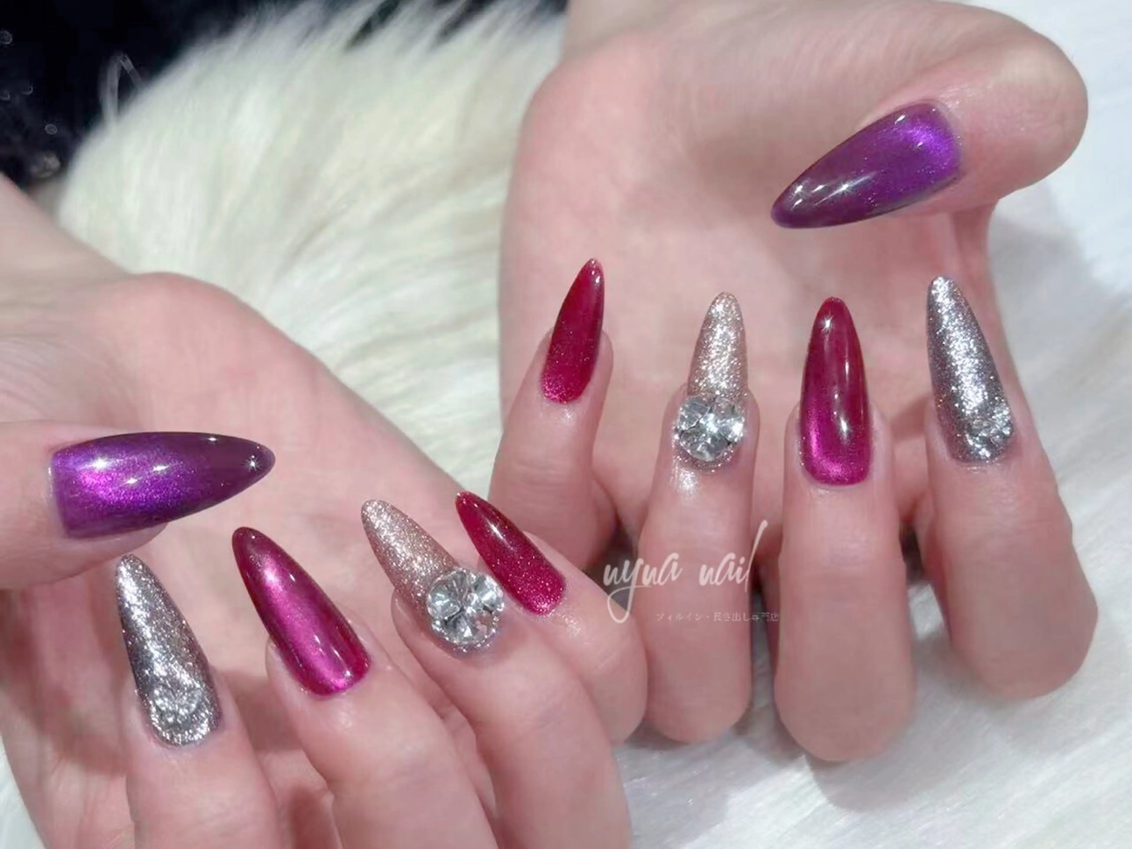 ネイル ハンドネイル 長さ出し専門 nynaのネイルデザイン