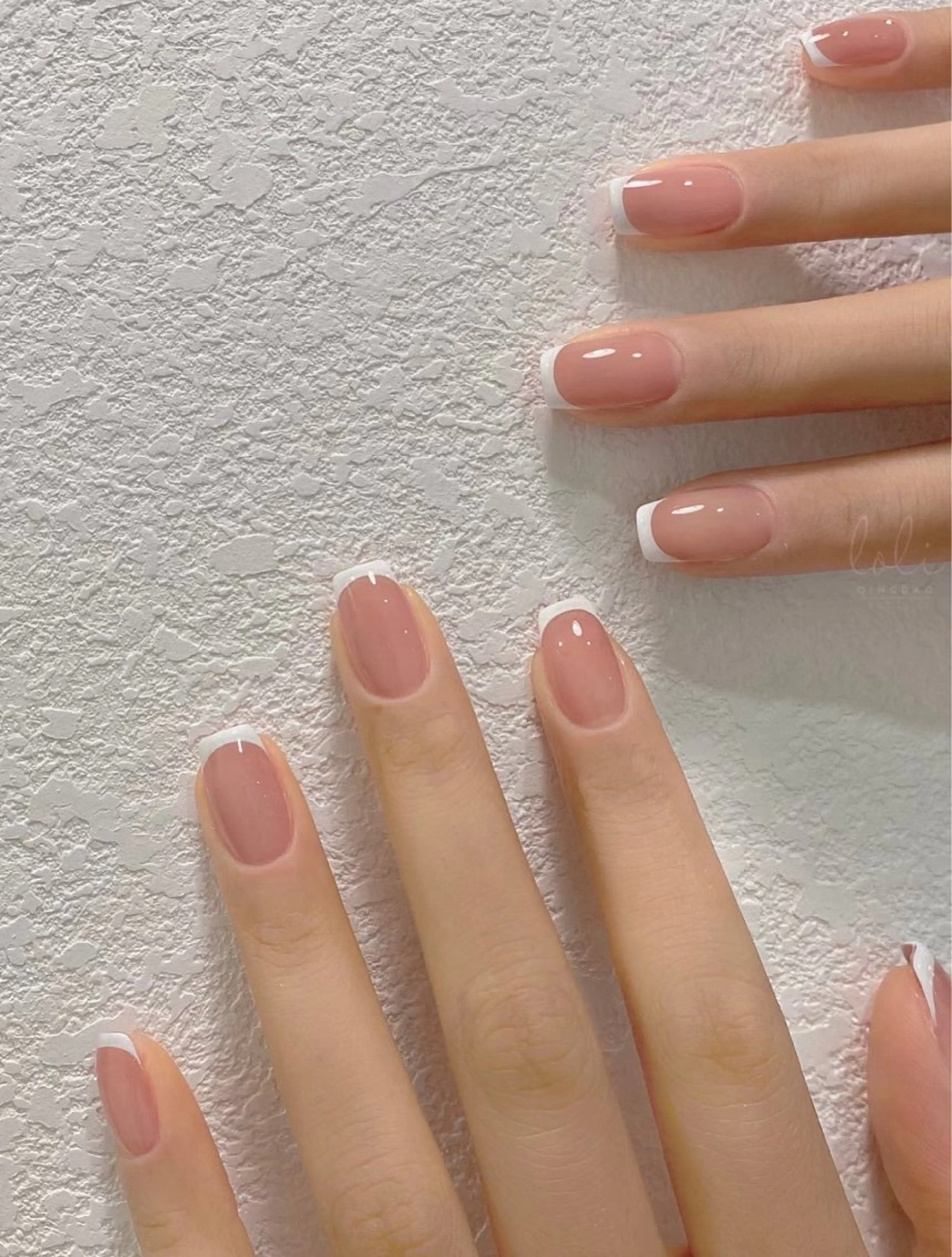 フレンチネイル　色2個まで、200色からお選び可の写真