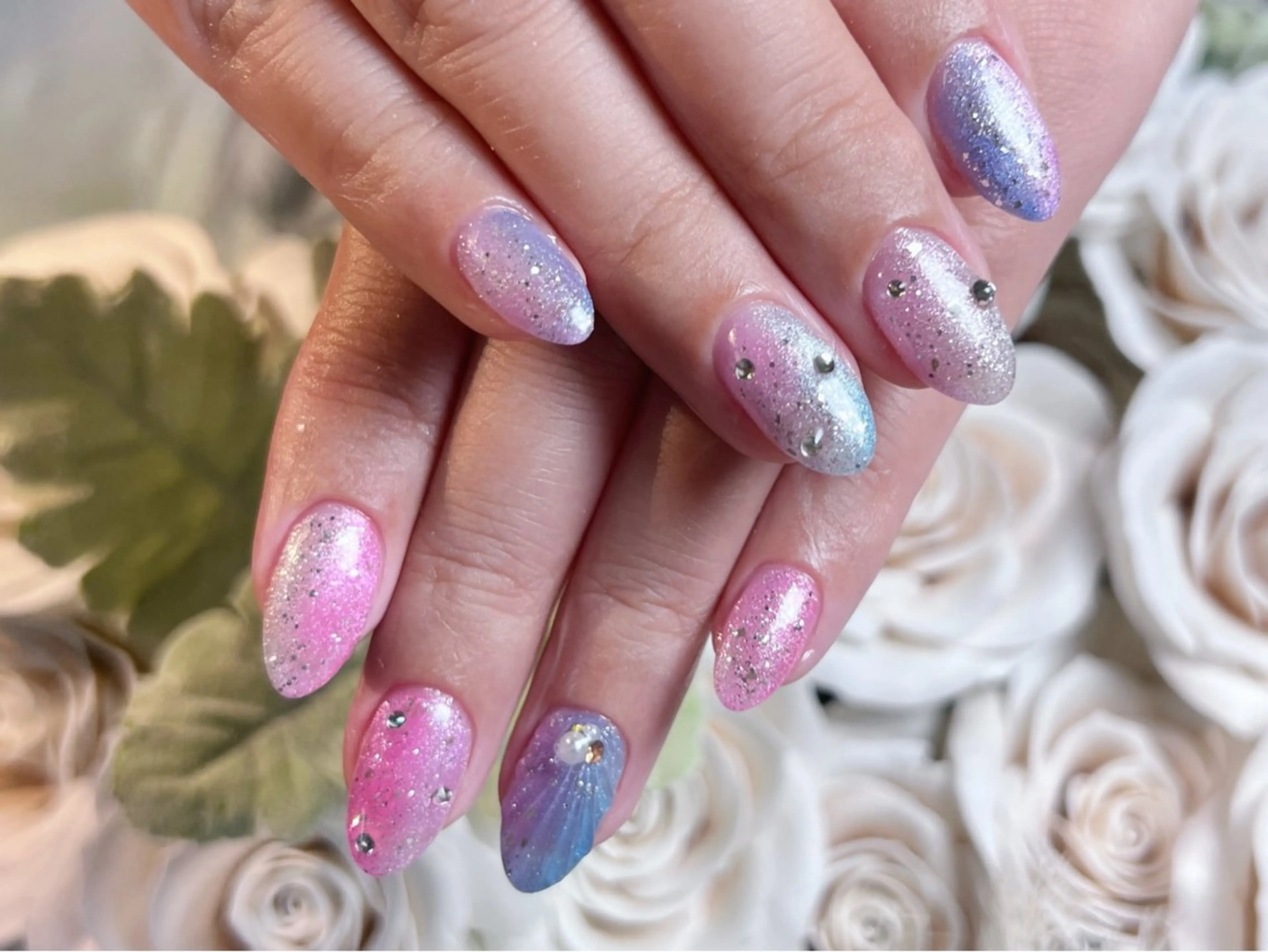 ネイル ロングネイル 持ち込み スカルプネイル ワンホンネイル ハンドネイル Painty所属・Painty nailのネイルデザイン