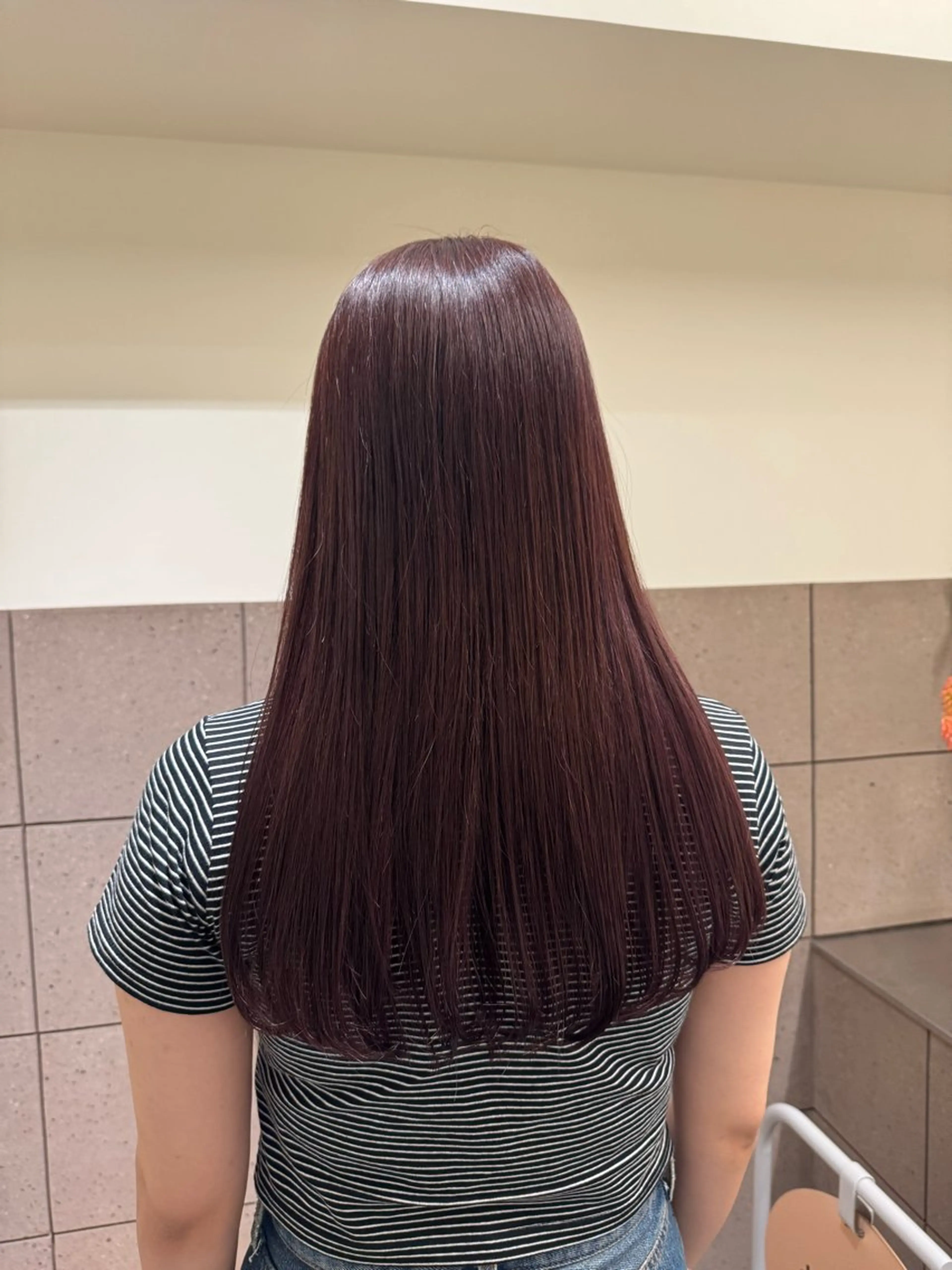 ロング カラー ゆ う あのヘアスタイル