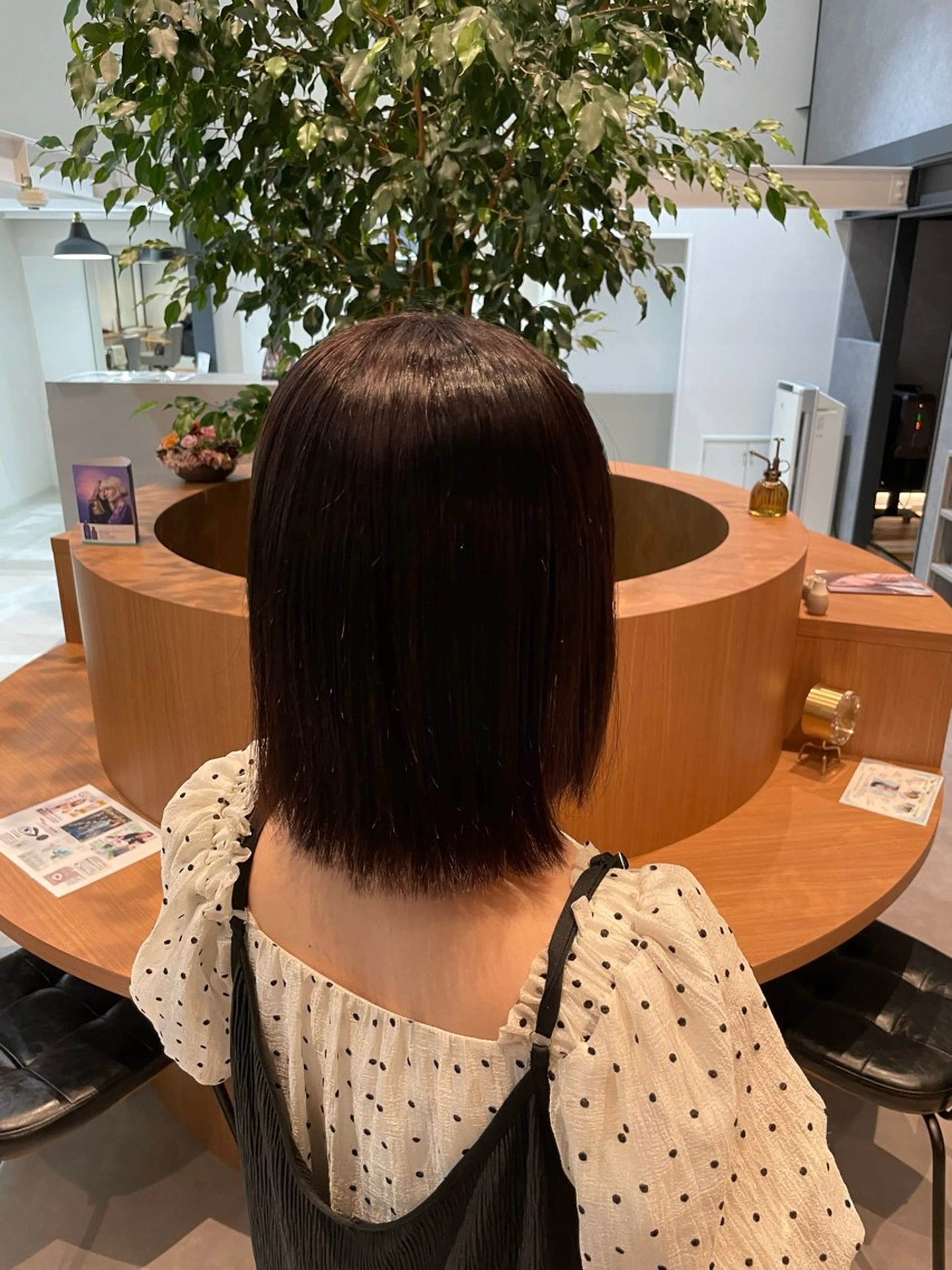 デザインカット＋ケア縮毛矯正＋Aujuaトリートメントの写真