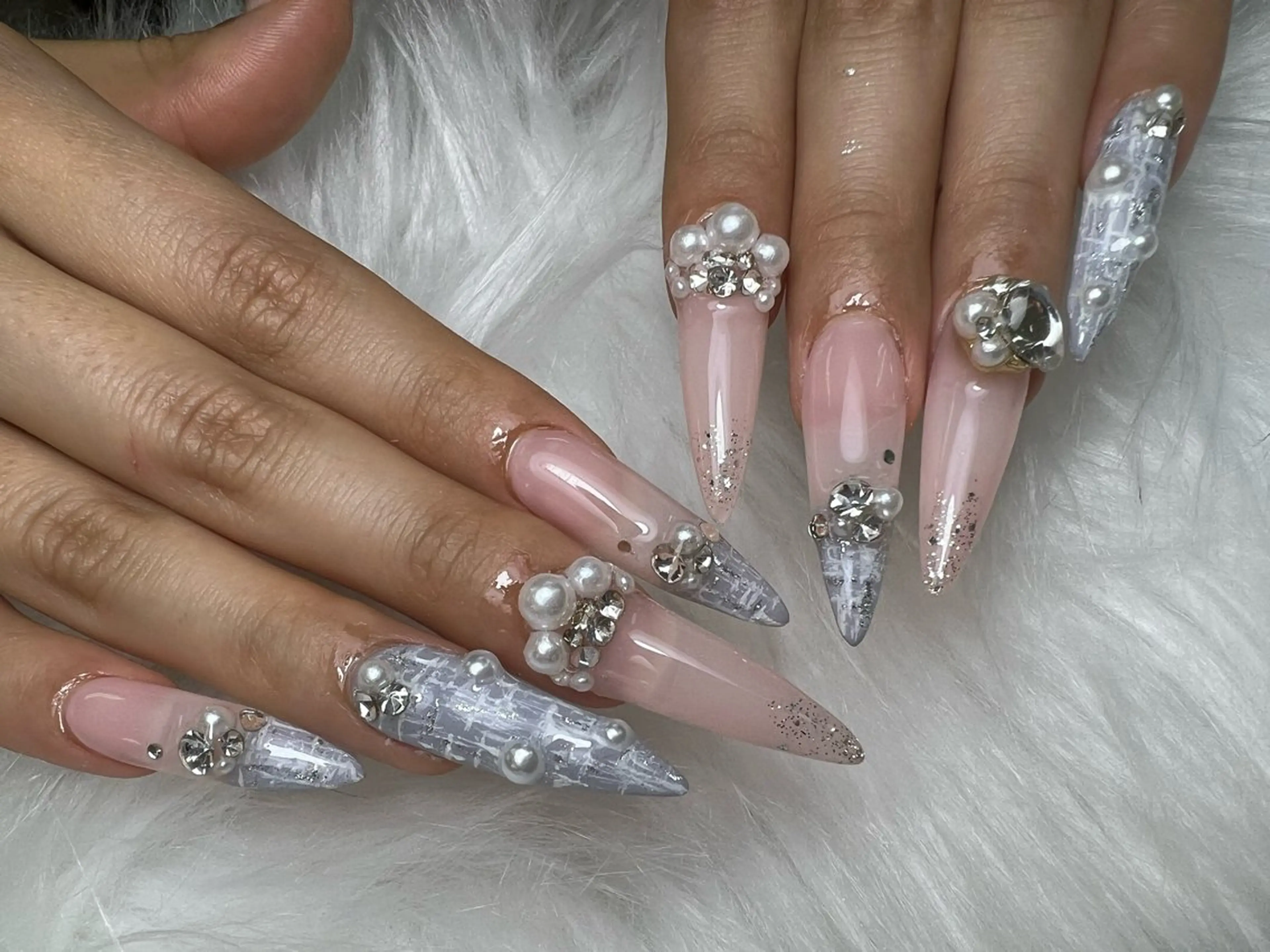 ネイル ハンドネイル Mana‪ ‪·͜· ❤︎‬のネイルデザイン