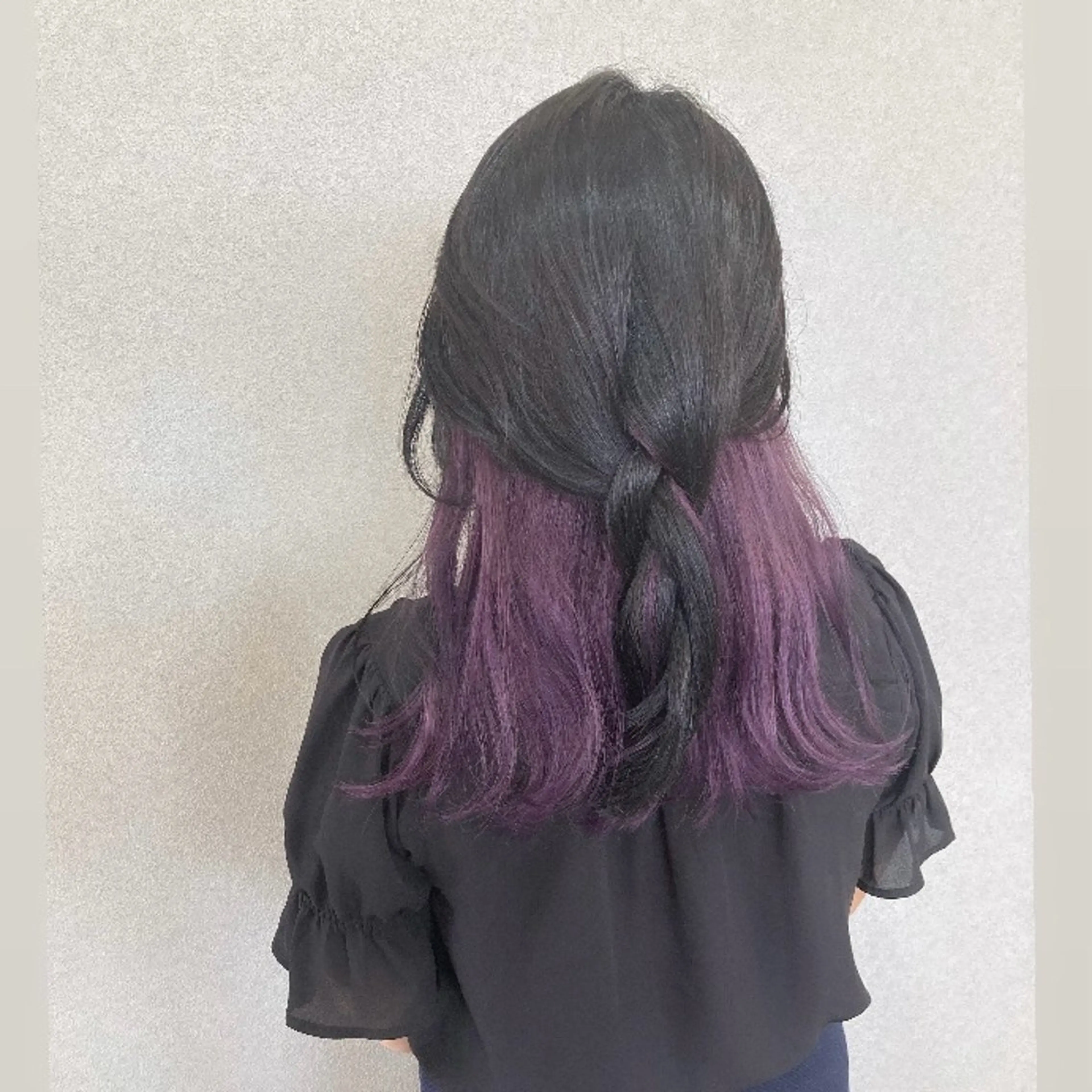 セミロング カラー インナーカラー ヘアカラー 前田 知輝のヘアスタイル