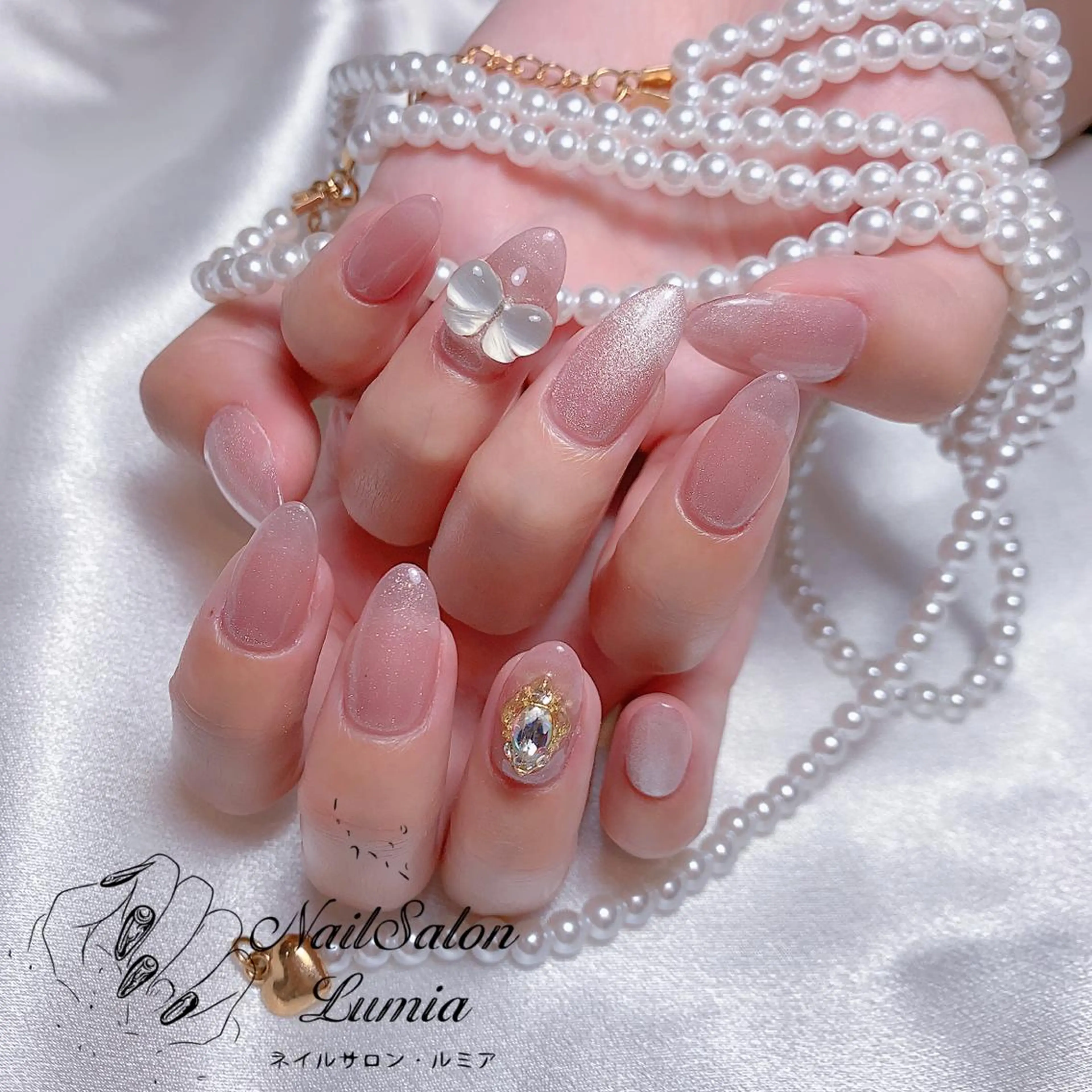 ネイル ハンドネイル ネイルサロン ルミア Lumia 店長のネイルデザイン