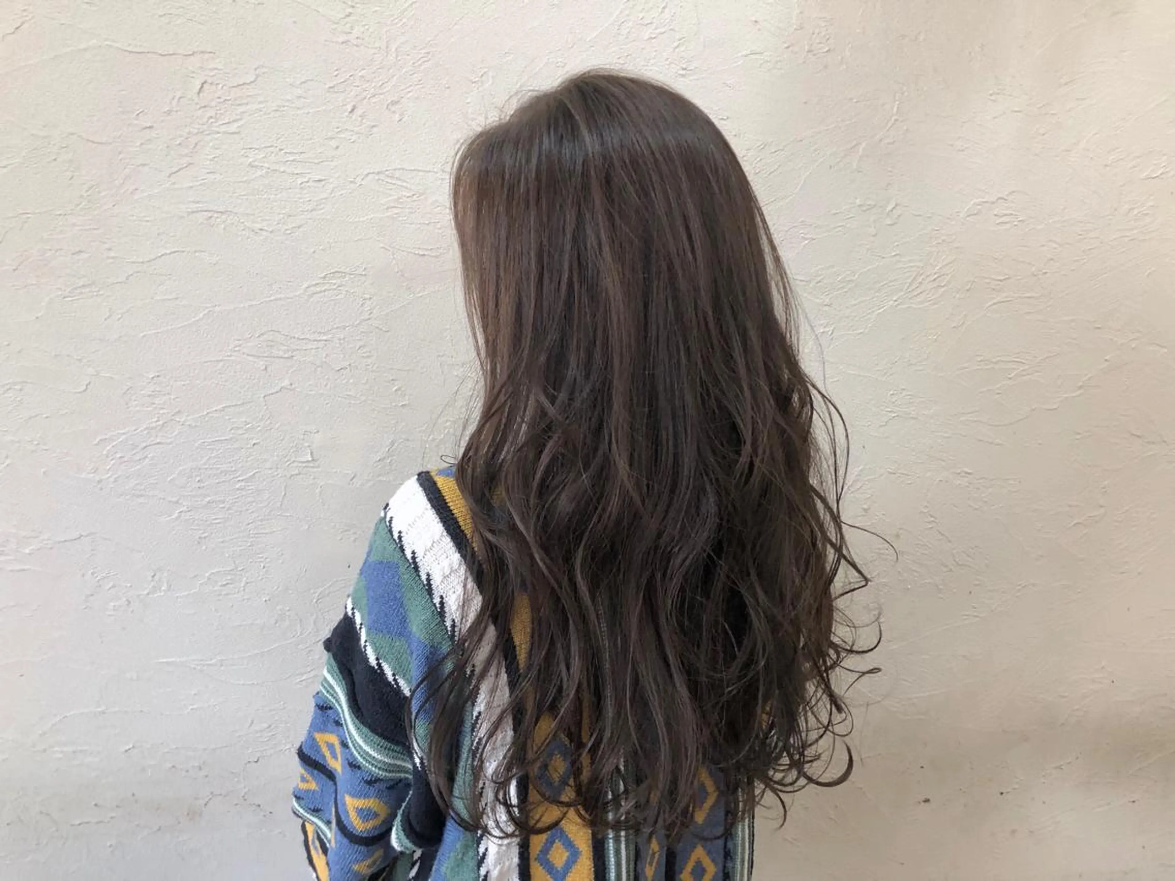 ロング カラー ヘアカラー トリートメント ENIF ヤマグチアツコのヘアスタイル