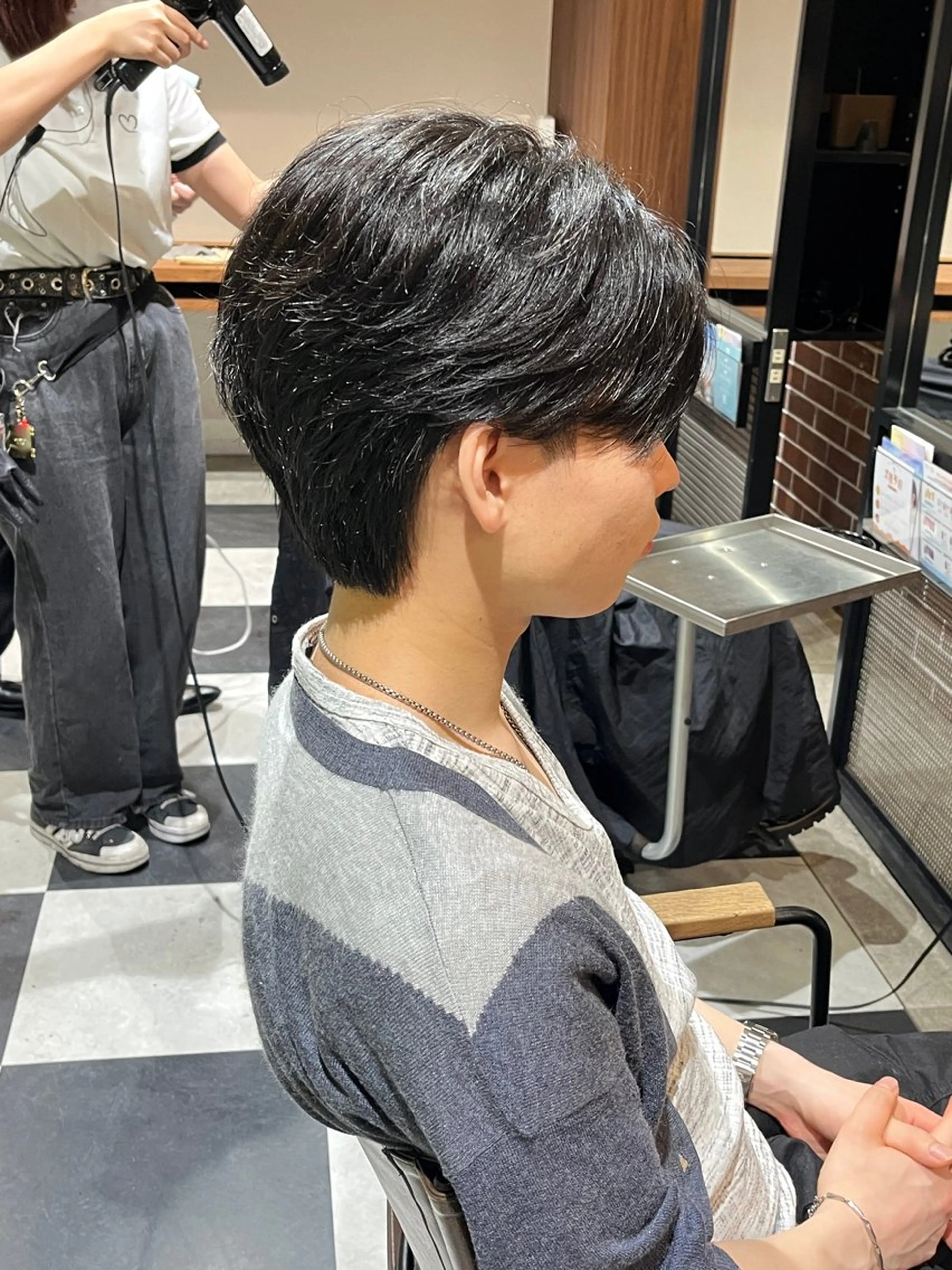 ミディアム パーマ メンズ カット パーマ 🎧メンズパーマ特化 /RUI🎧のヘアスタイル