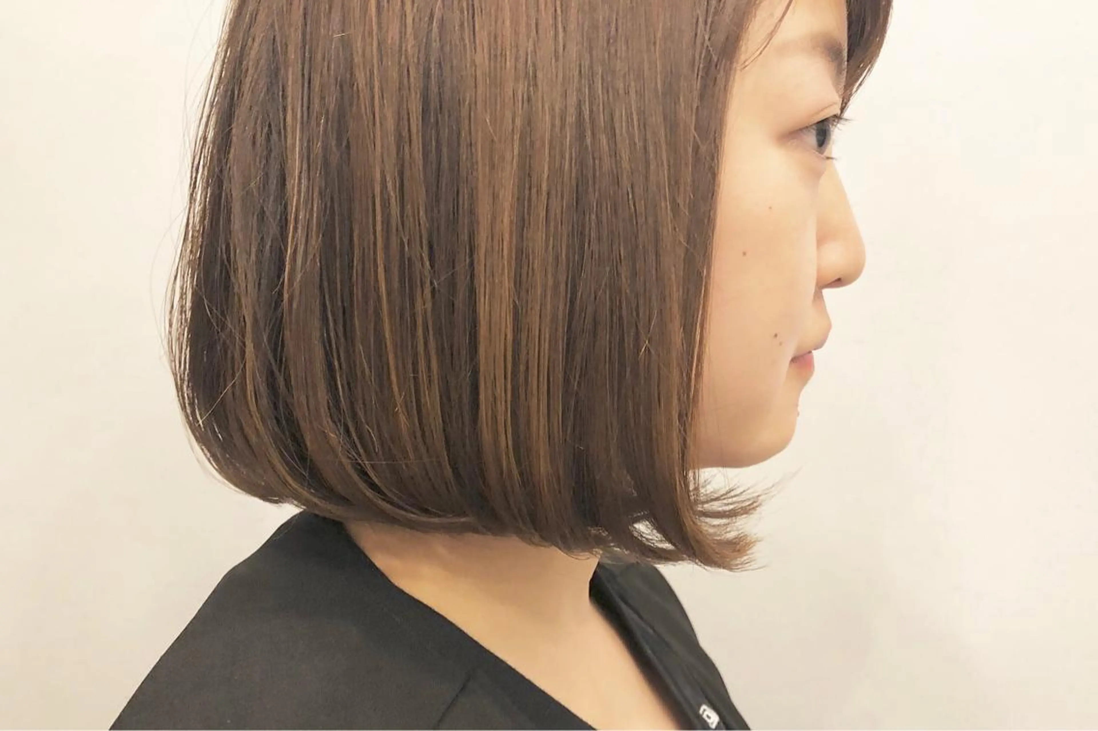 ミディアム ボブ Strawberry所属・原田 志保のヘアスタイル