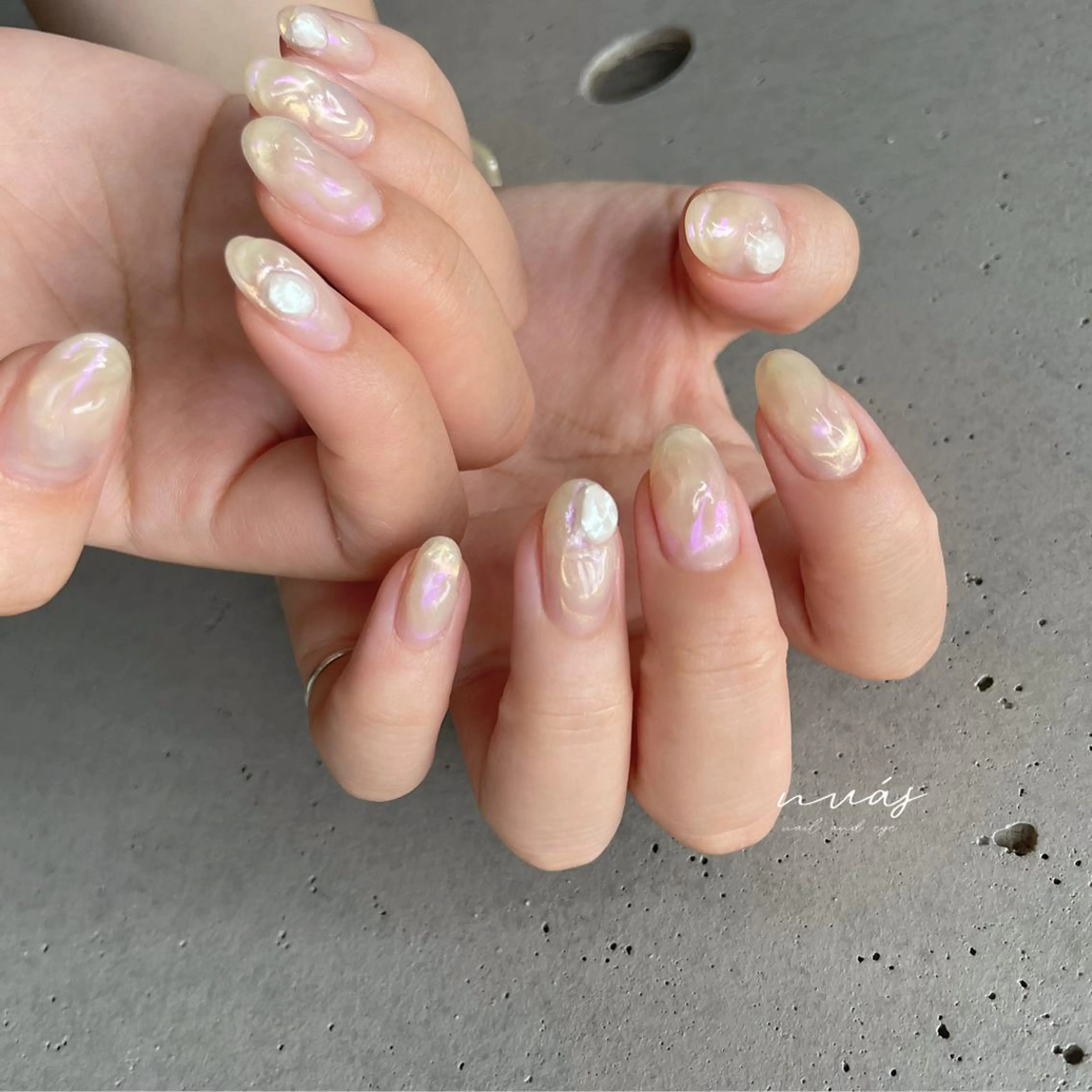 ネイル ハンドネイル nuás nail & eyeのネイルデザイン