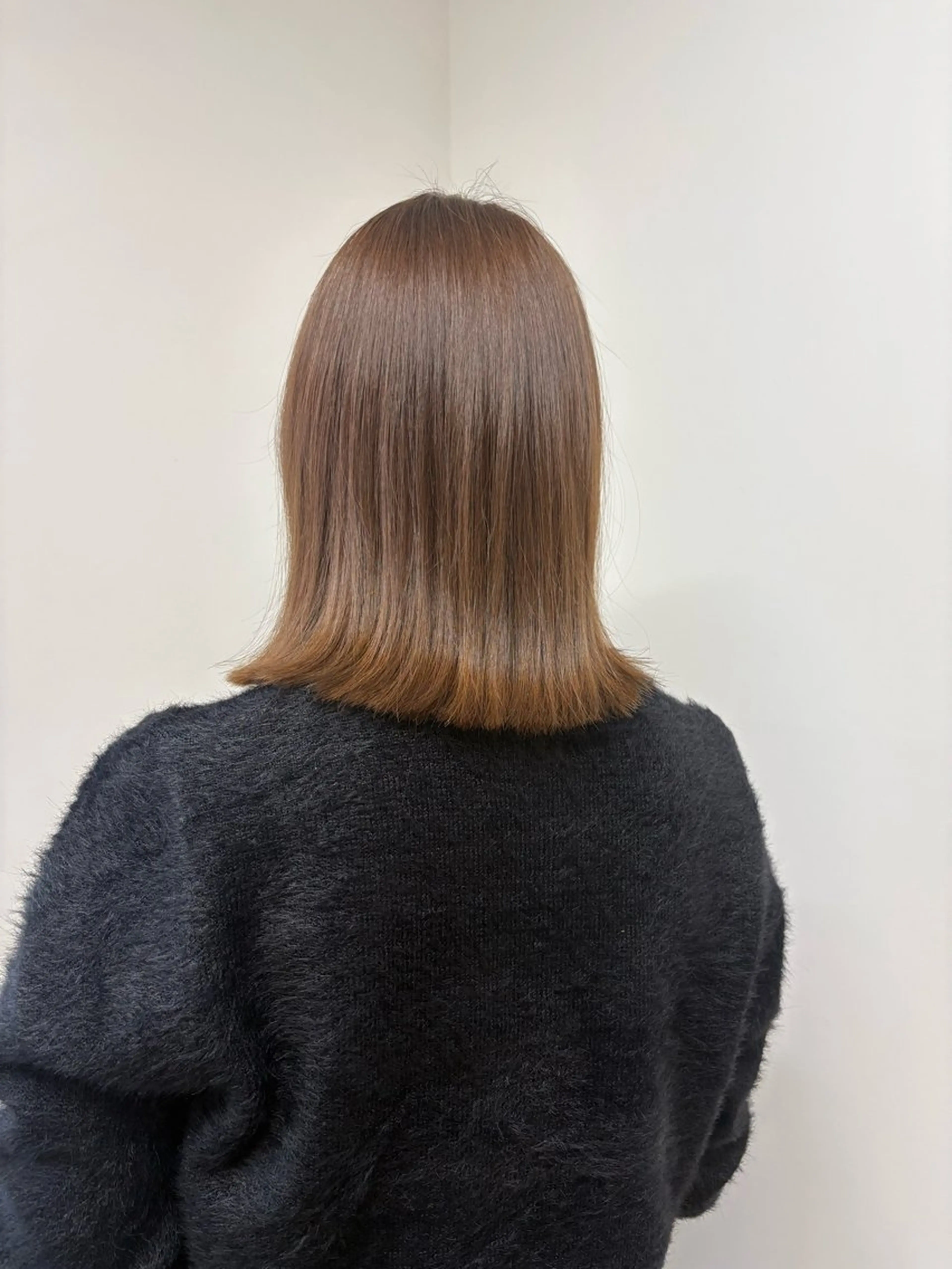 ミディアム カット ヘアカラー BALANCE ゆなのヘアスタイル