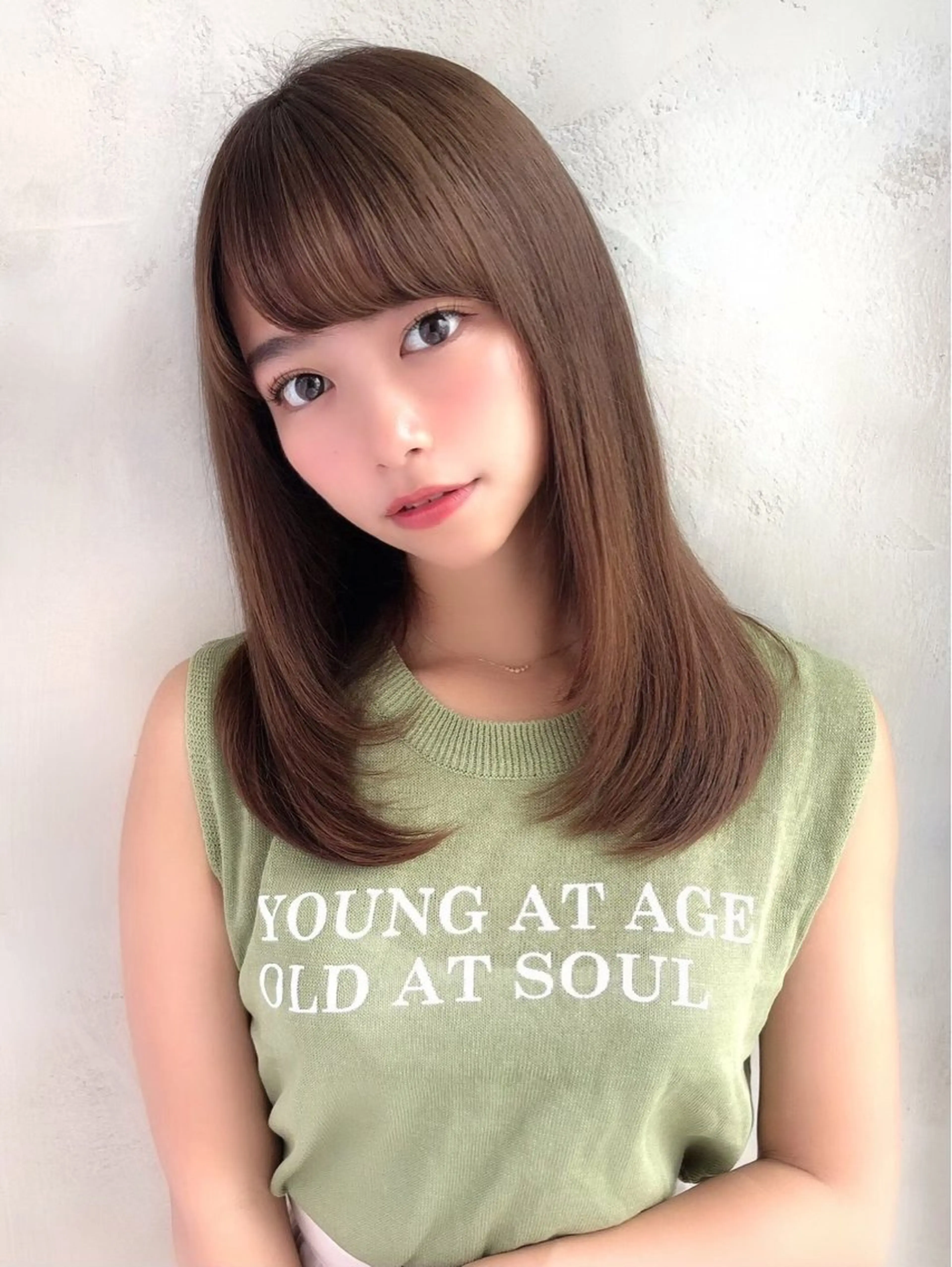 ロング カラー 高島大登/顔周り /レイヤーカットのヘアスタイル