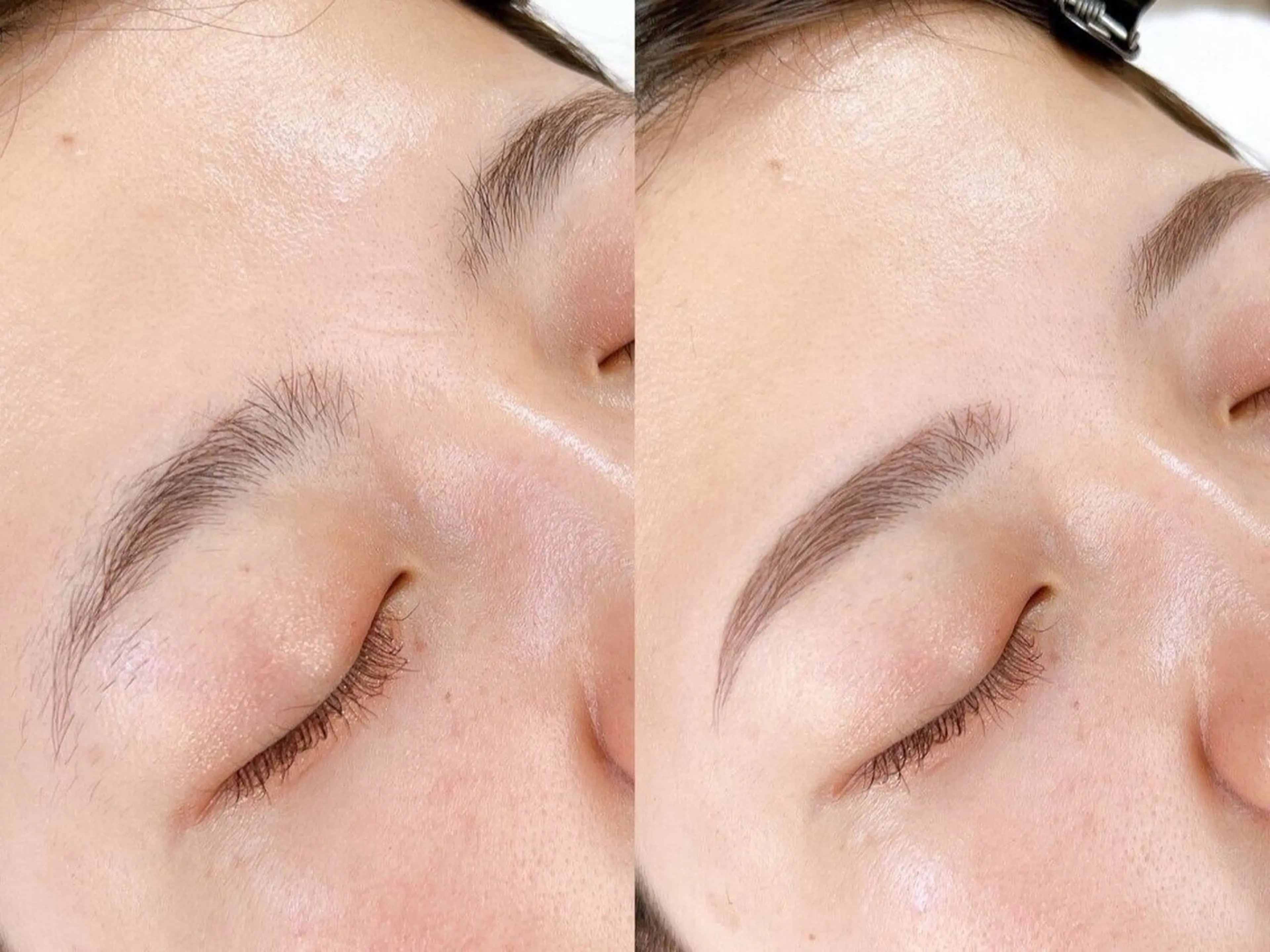 レディース眉毛ワックス＋メイクの写真