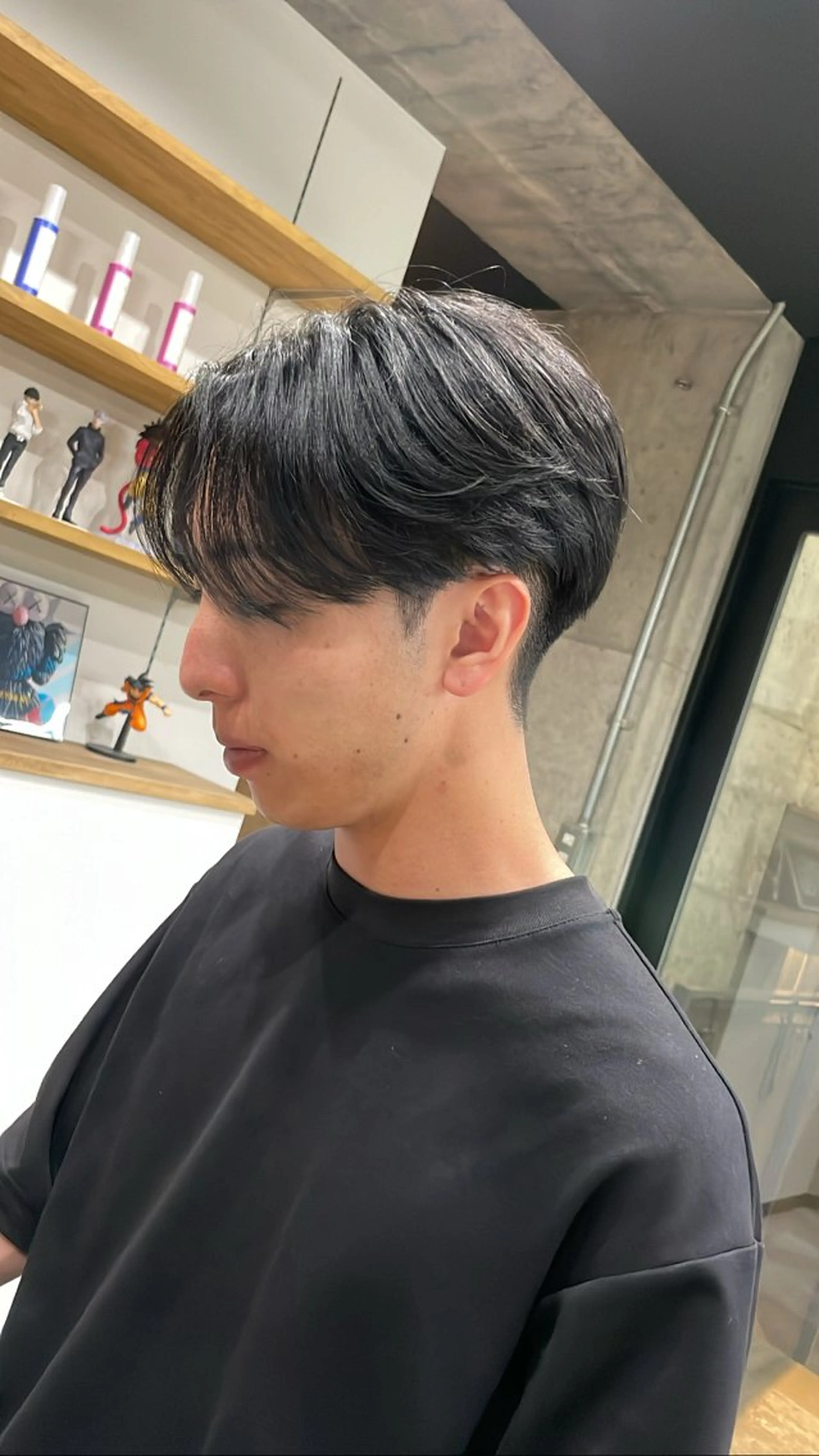 ミディアム メンズ era2d所属・マコト/心斎橋 メンズ専門店のヘアスタイル