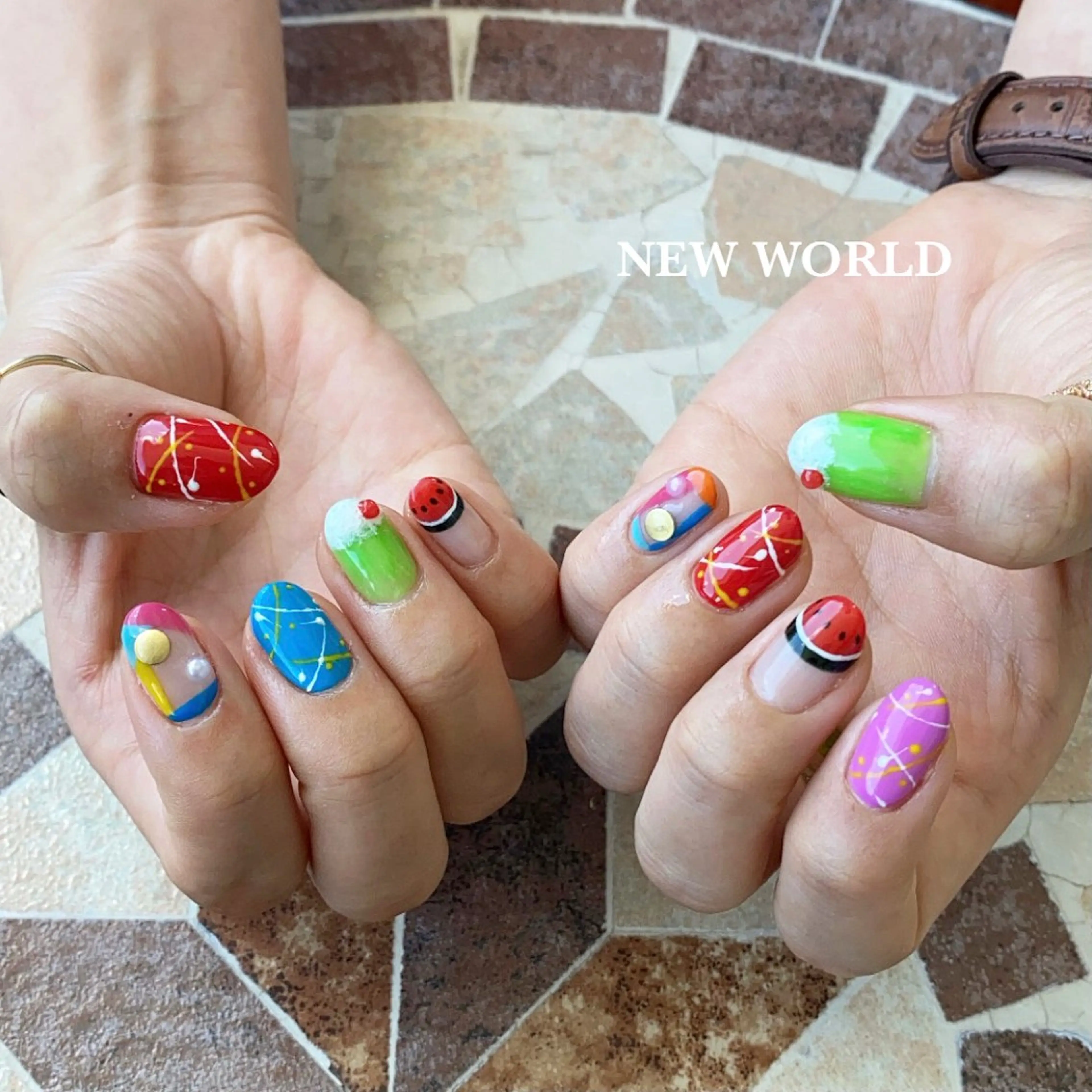 ネイル NEW WORLD所属・MIZUKI 🌏NEWWORLDのネイルデザイン
