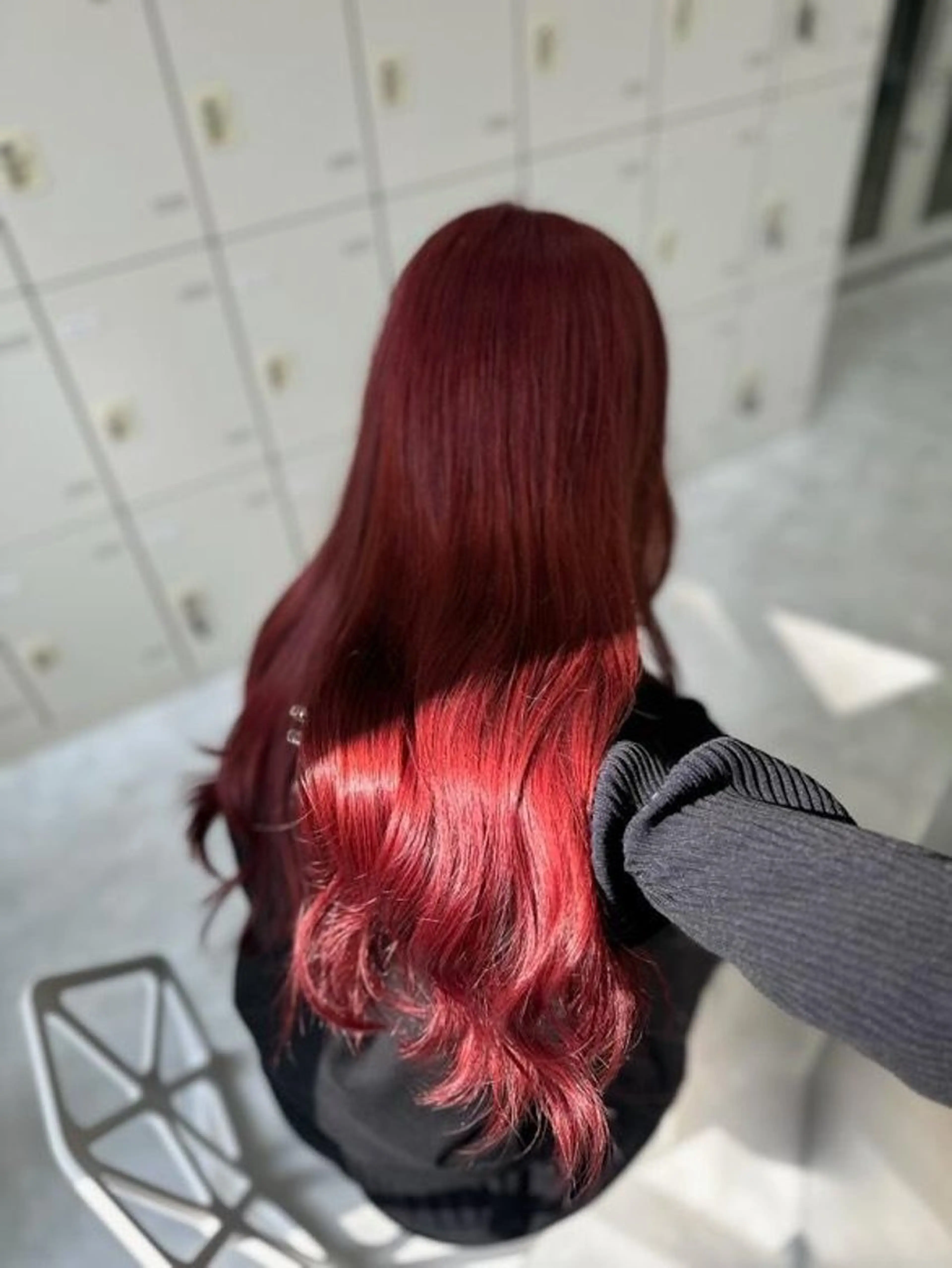 カラー ブリーチ ケアブリーチ ブリーチなしカラー 髪質改善 🍒renka🍒 ボブ/ショート/暖色のヘアスタイル