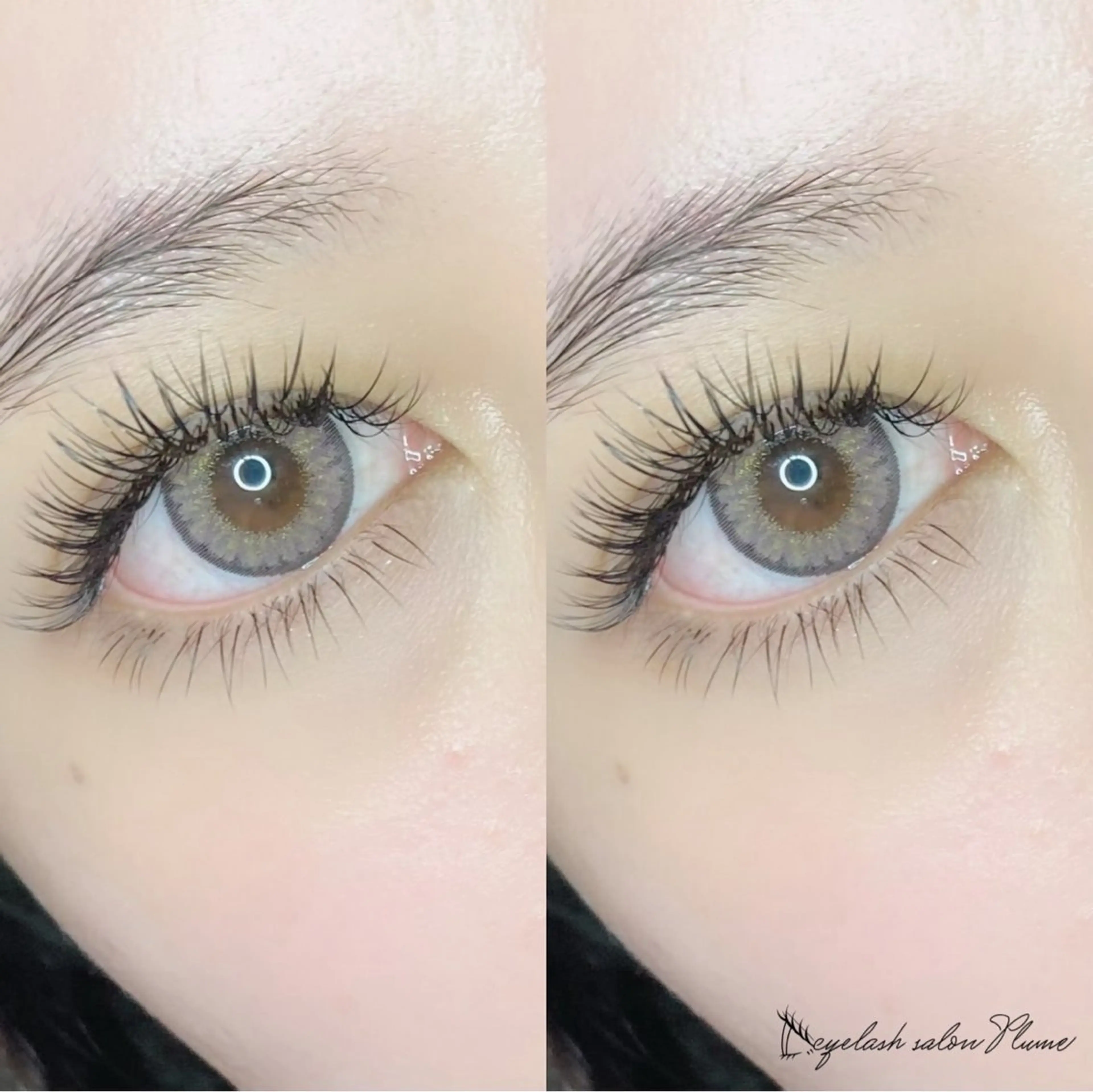 小顔効果絶大💓下まつ毛40本+アイパックの写真