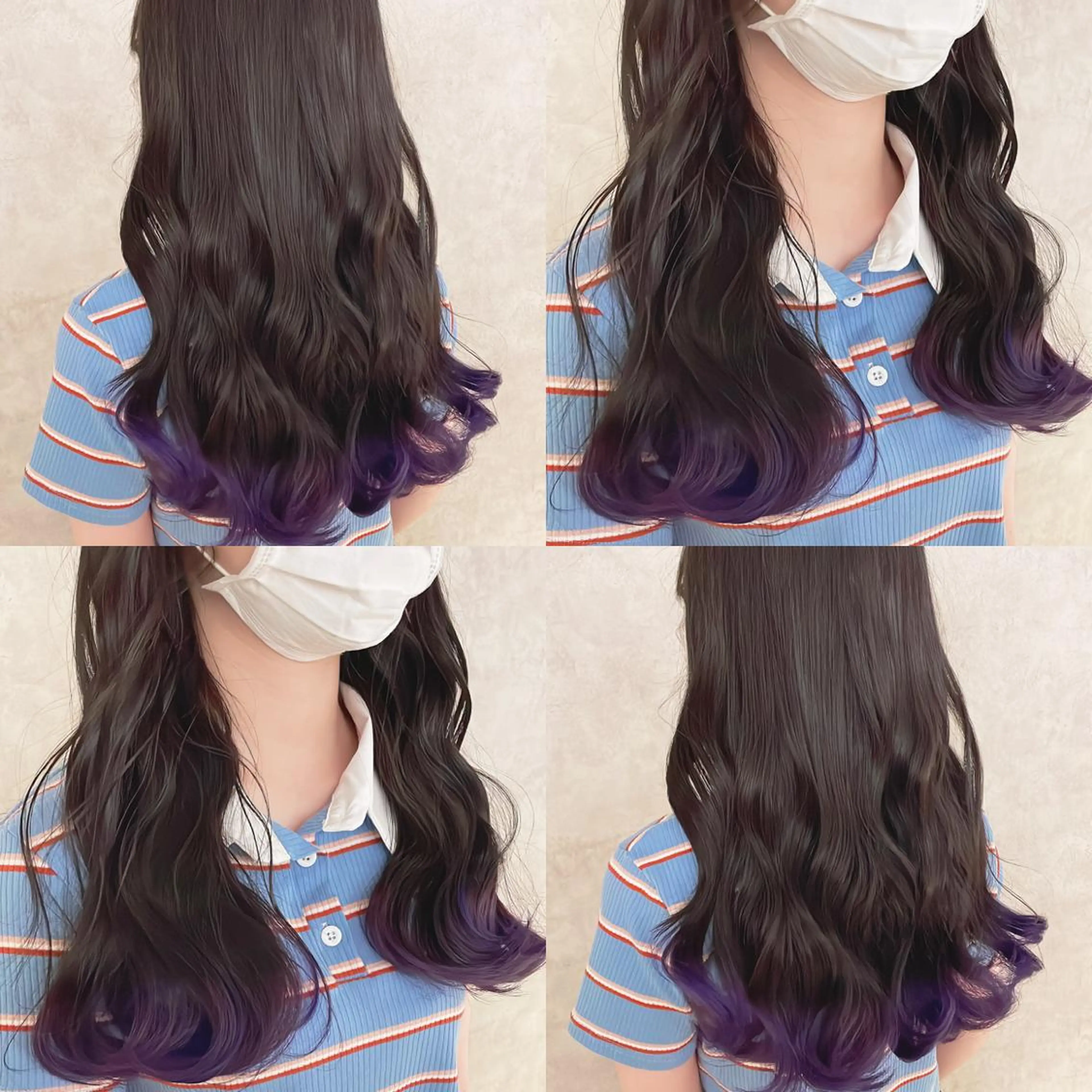 カラー ヘアカラー トリートメント 渋谷:インナーカラー ／🍒エリカ🍒のヘアスタイル