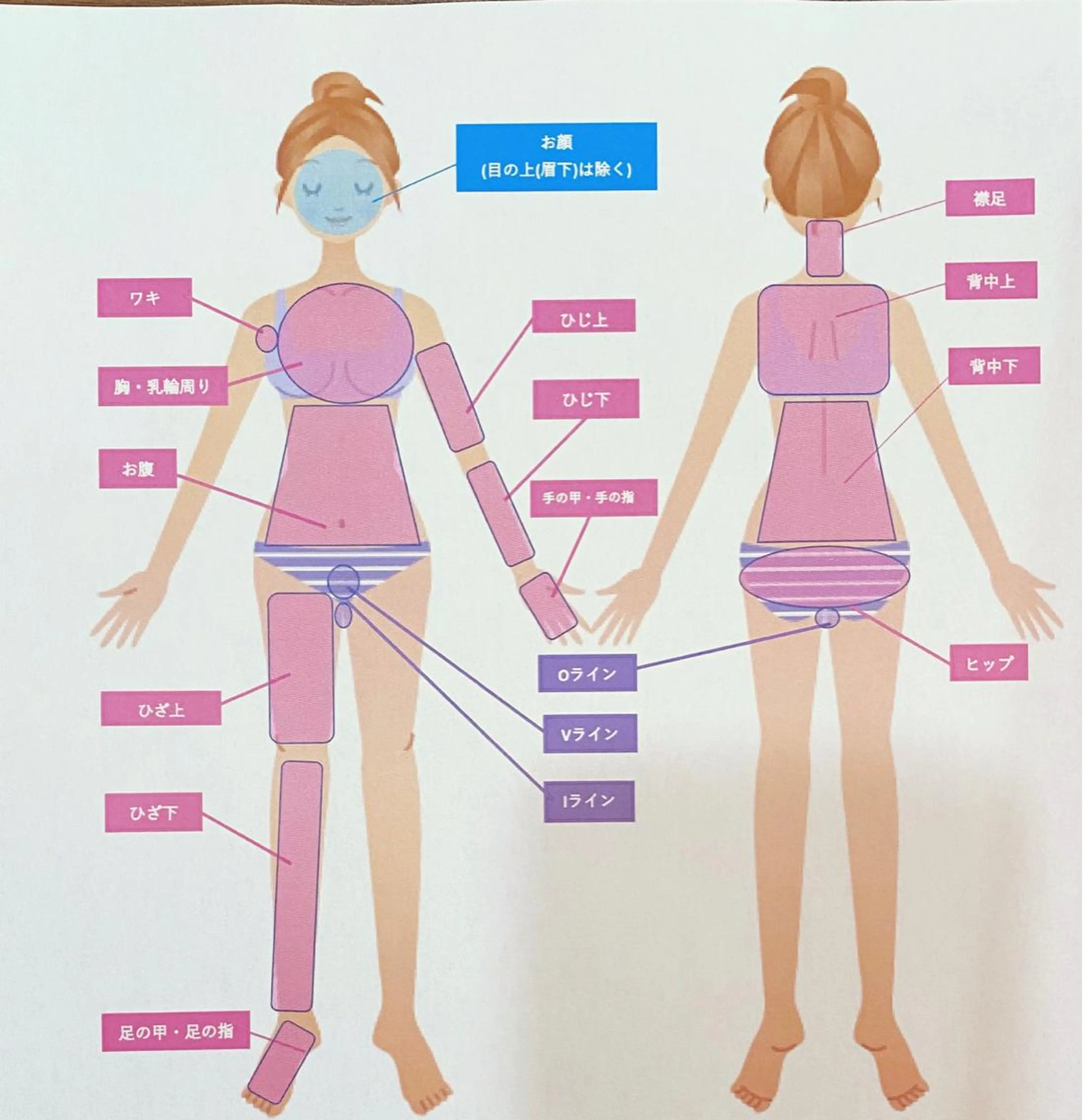 気になる3箇所脱毛【高品質のジェル使用！つるすべ美肌】の写真