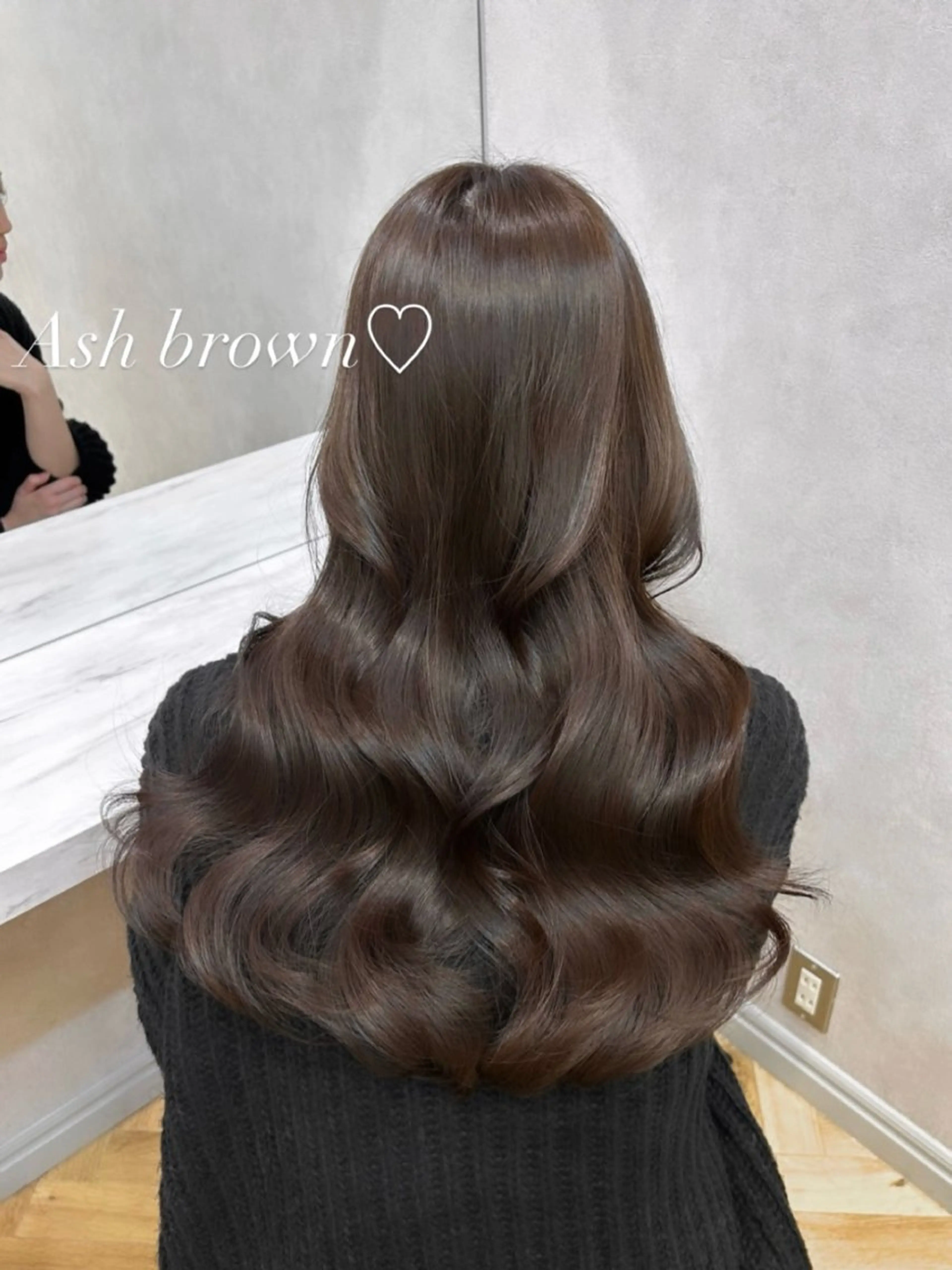 ロング ヘアアレンジ ヘアカラー トリートメント 🩷韓国ヘア/ミディ アム🩷Maikaのヘアスタイル