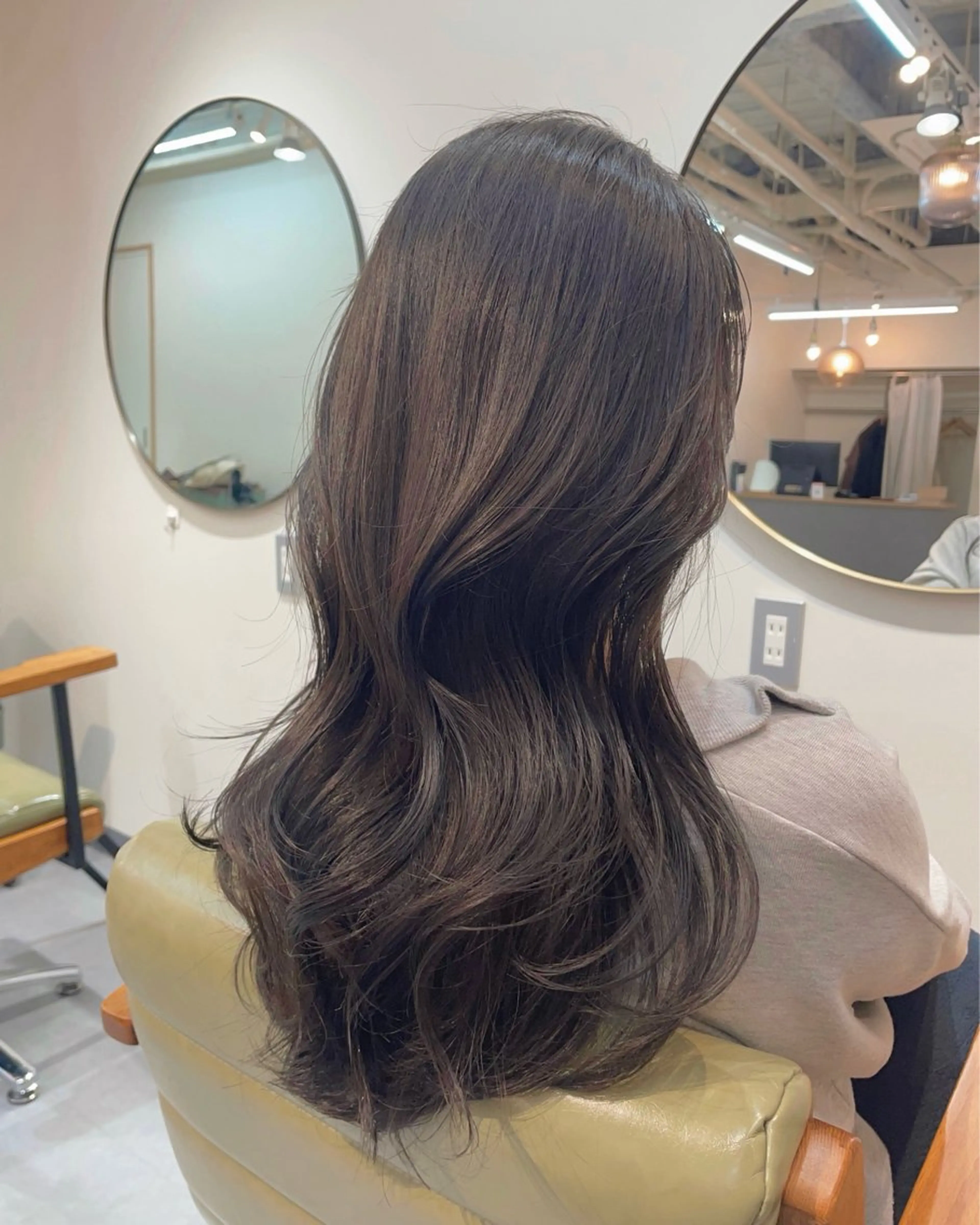 ロング カット 韓国レイヤー　船橋 徒歩5分/小川友美のヘアスタイル