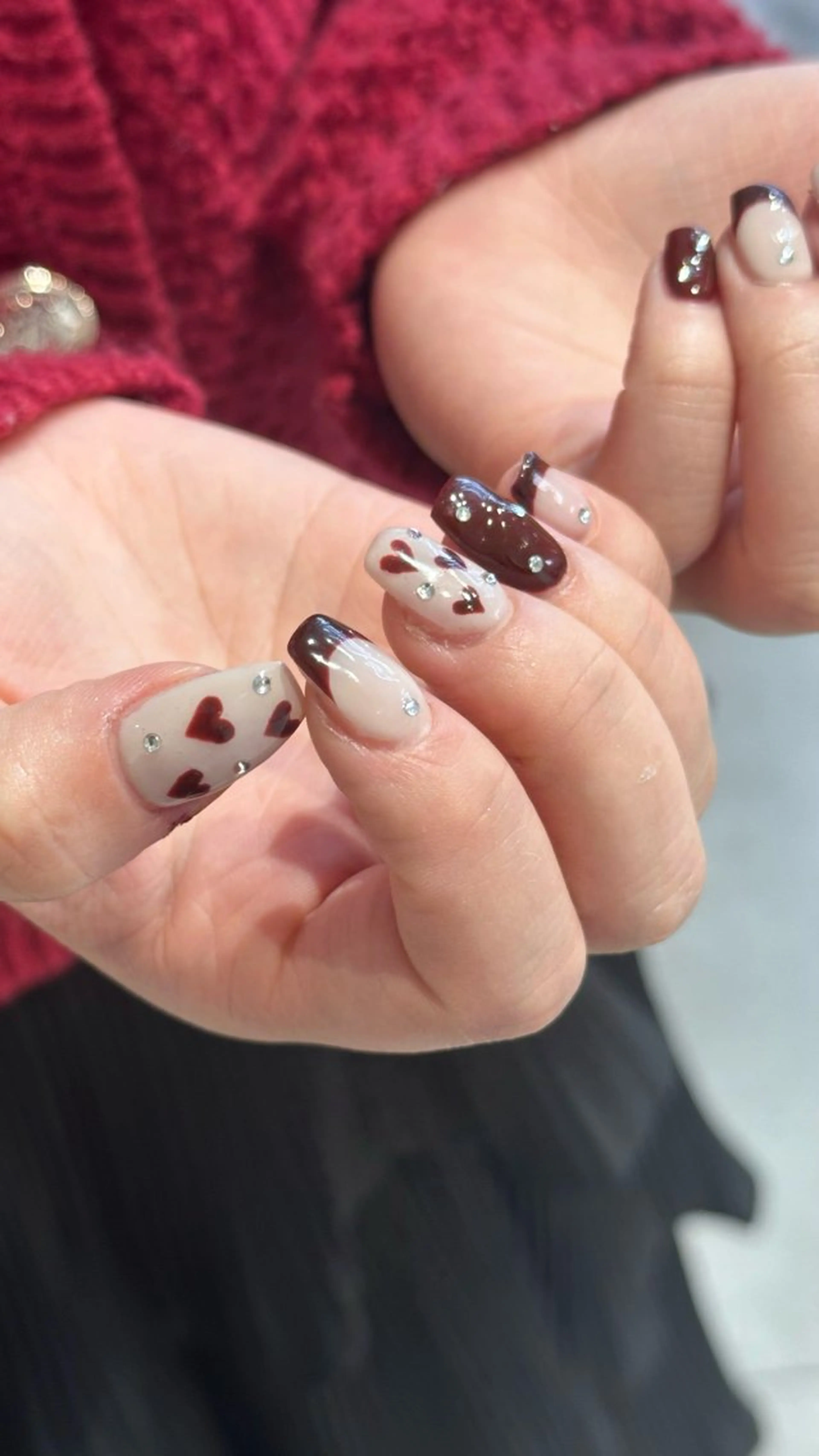 ネイル ハンドネイル 🎀韓国レイヤー特化 🎀ベージュ/ミクのヘアスタイル