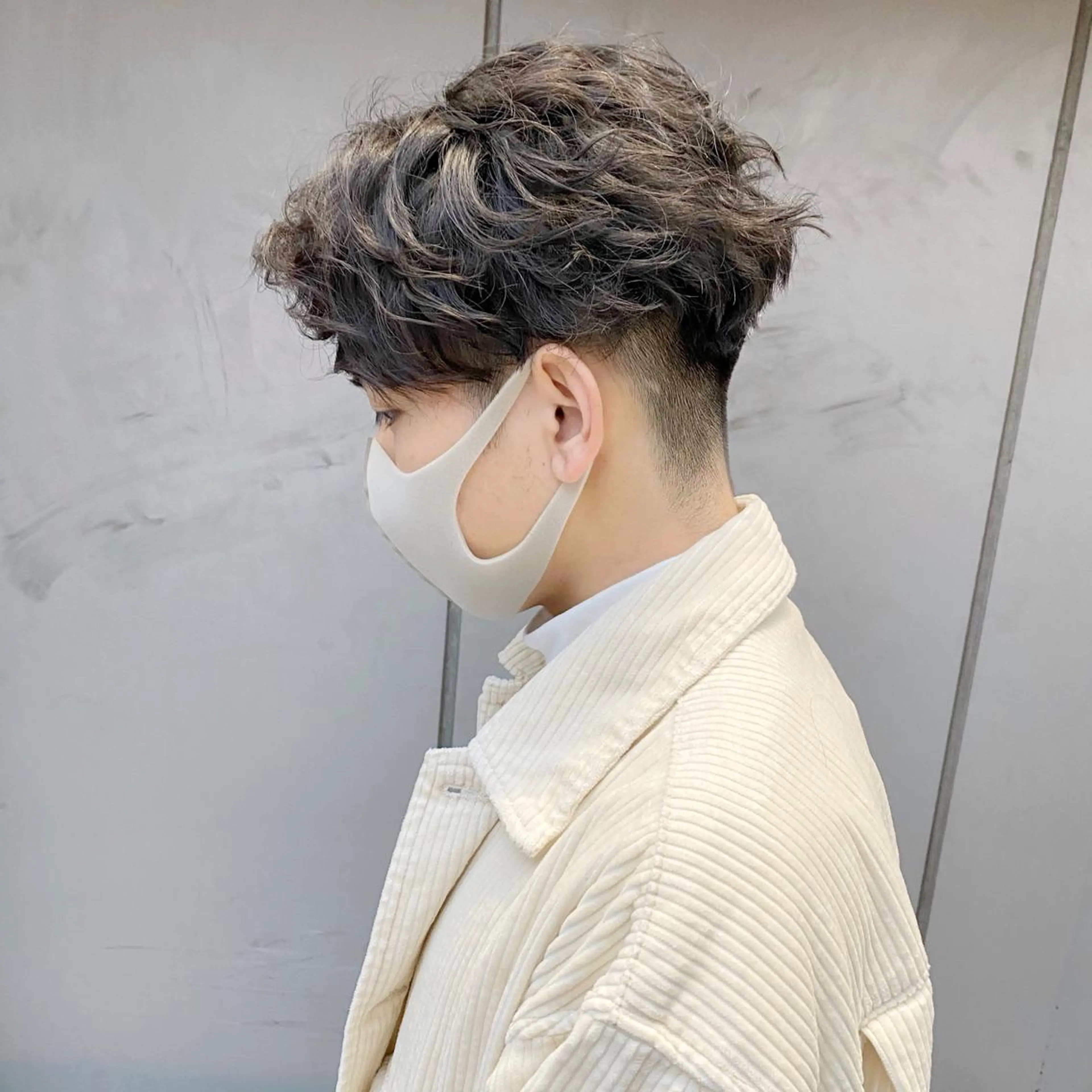 カラー パーマ メンズ 【渋谷メンズ特化】 🔥BLUCK🔥のヘアスタイル