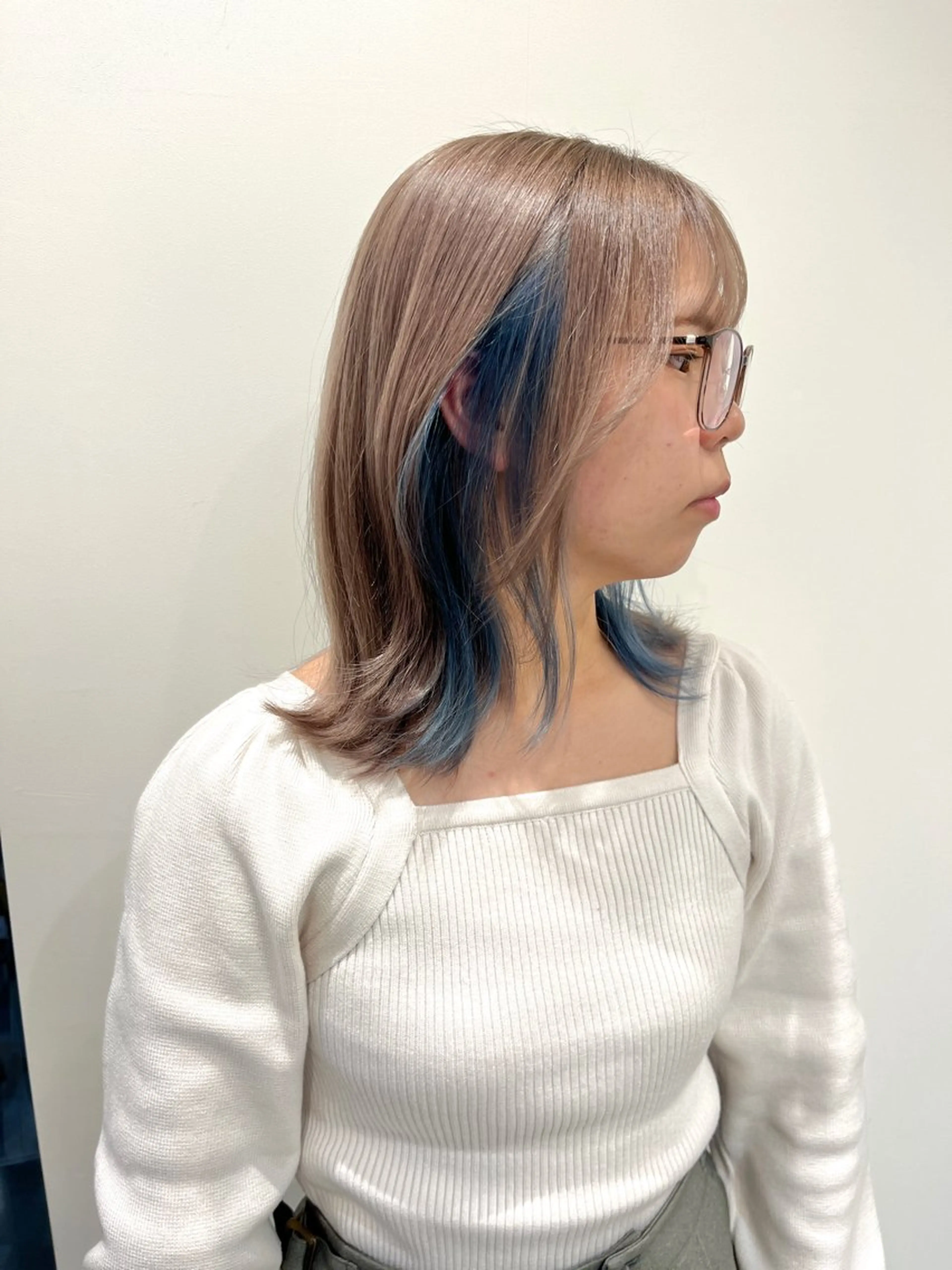 ミディアム ヘアカラー レイヤー⭐️カラー ⭐️平川雅史のヘアスタイル