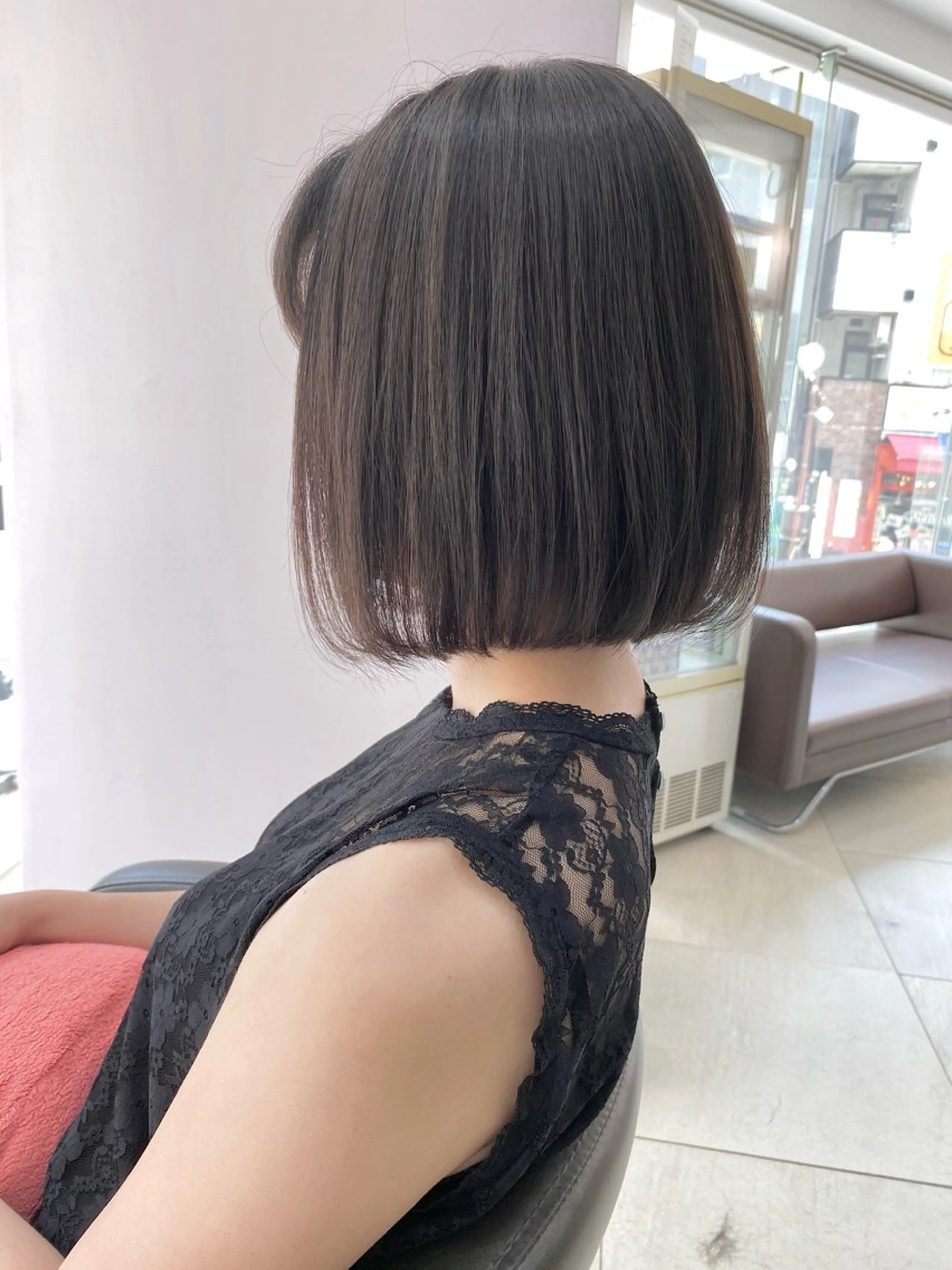 ミディアム カラー ボブ ボブ/レイヤー /植原健太のヘアスタイル