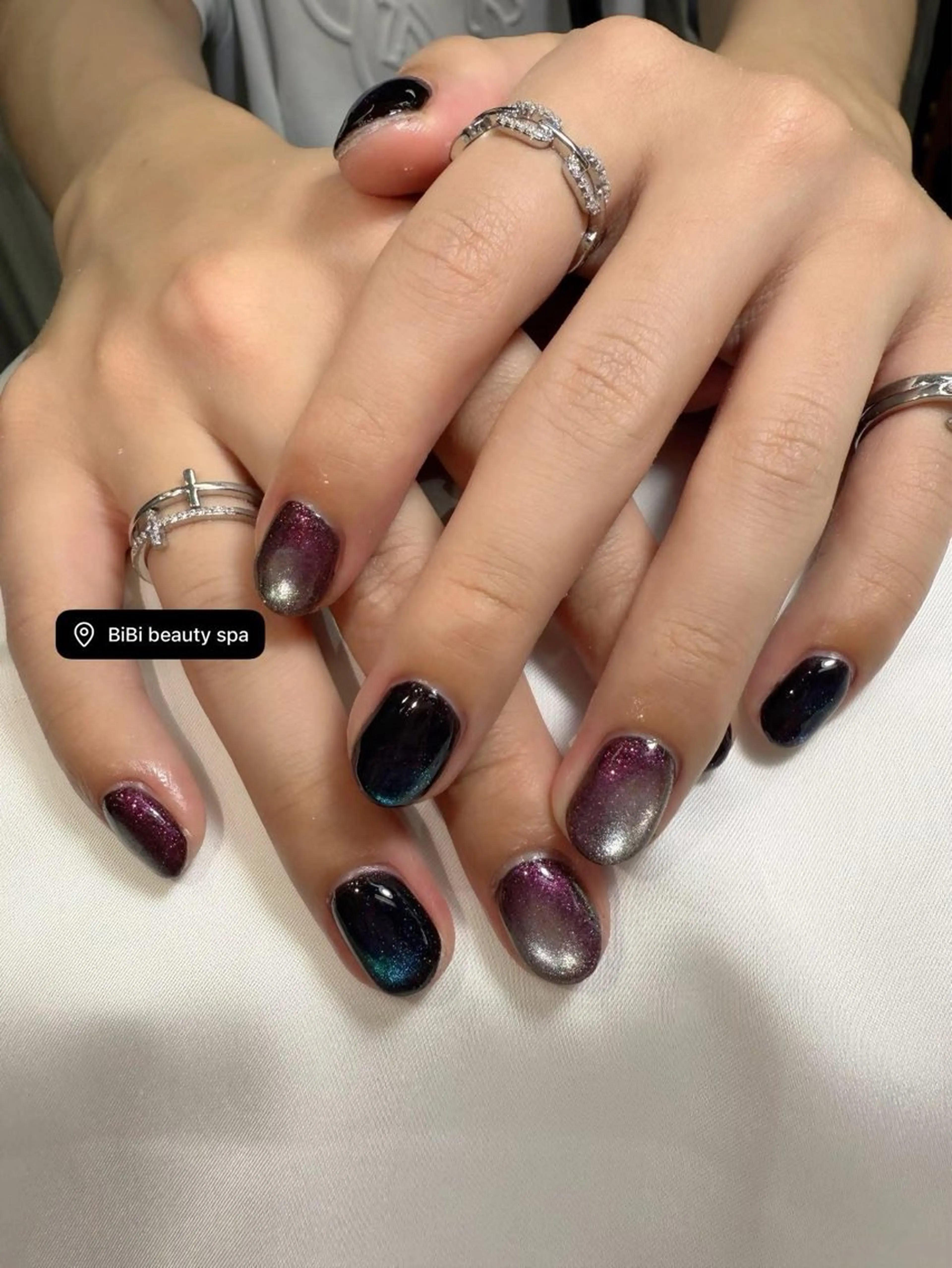 ショート メンズ ハンドネイル Bibi beauty spa Osaka所属・Chann Channのネイルデザイン