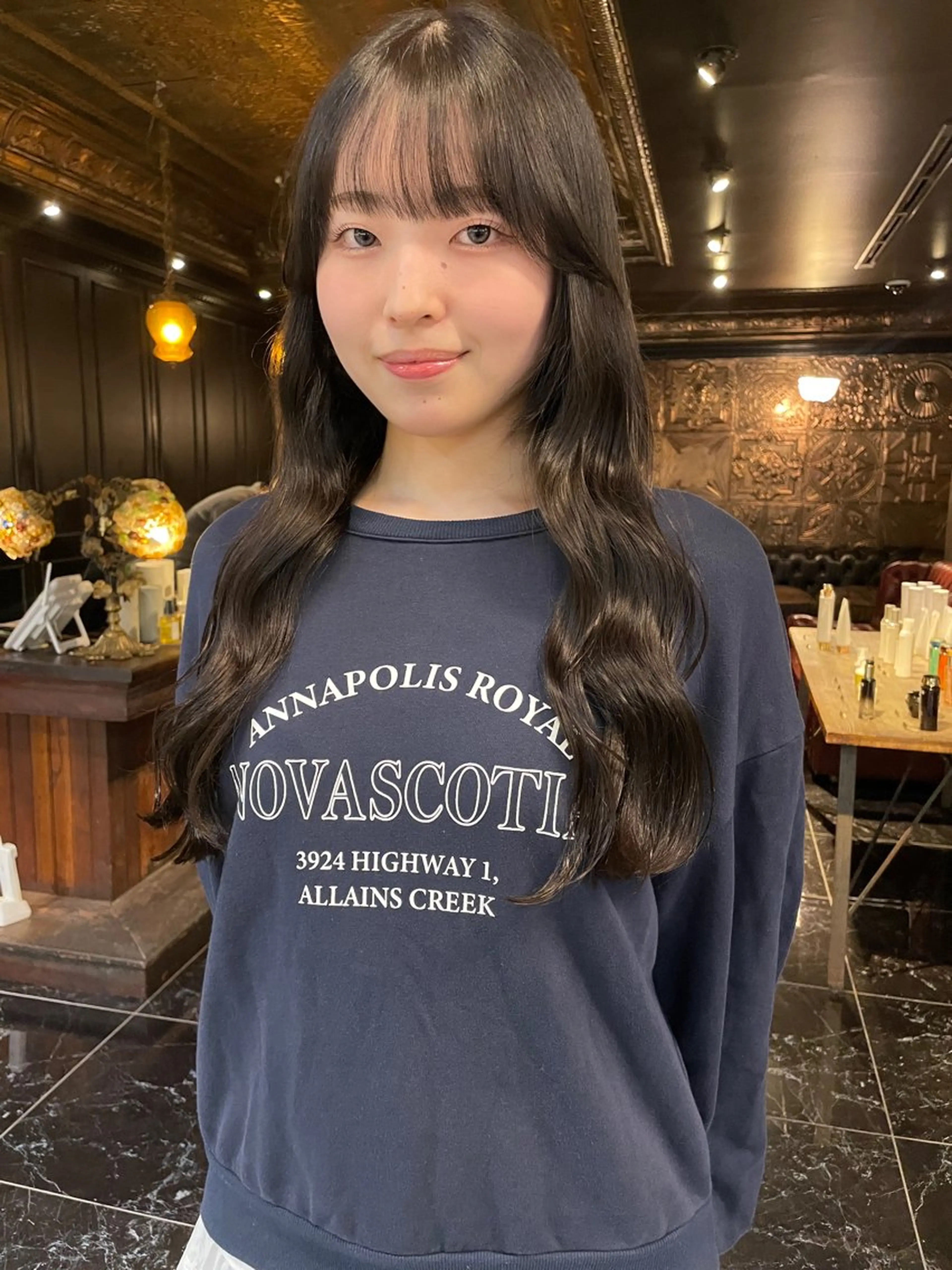 ロング カラー ヘアカラー 縮毛矯正 トリートメント 似合わせカラー / レイヤーMADOKAのヘアスタイル