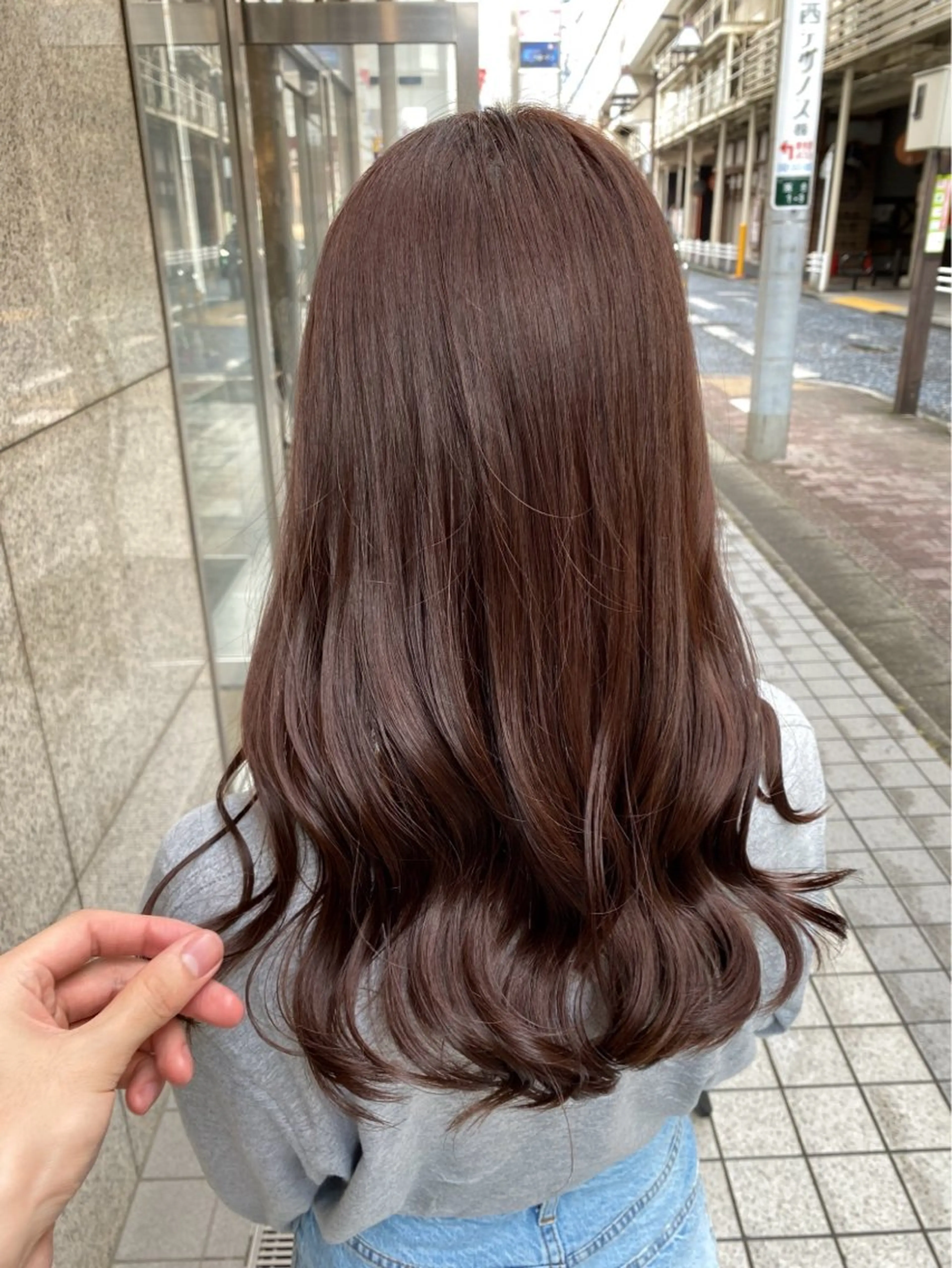 カラー ヘアカラー トリートメント グレージュ┆うる艶 ┆ゆうはのヘアスタイル