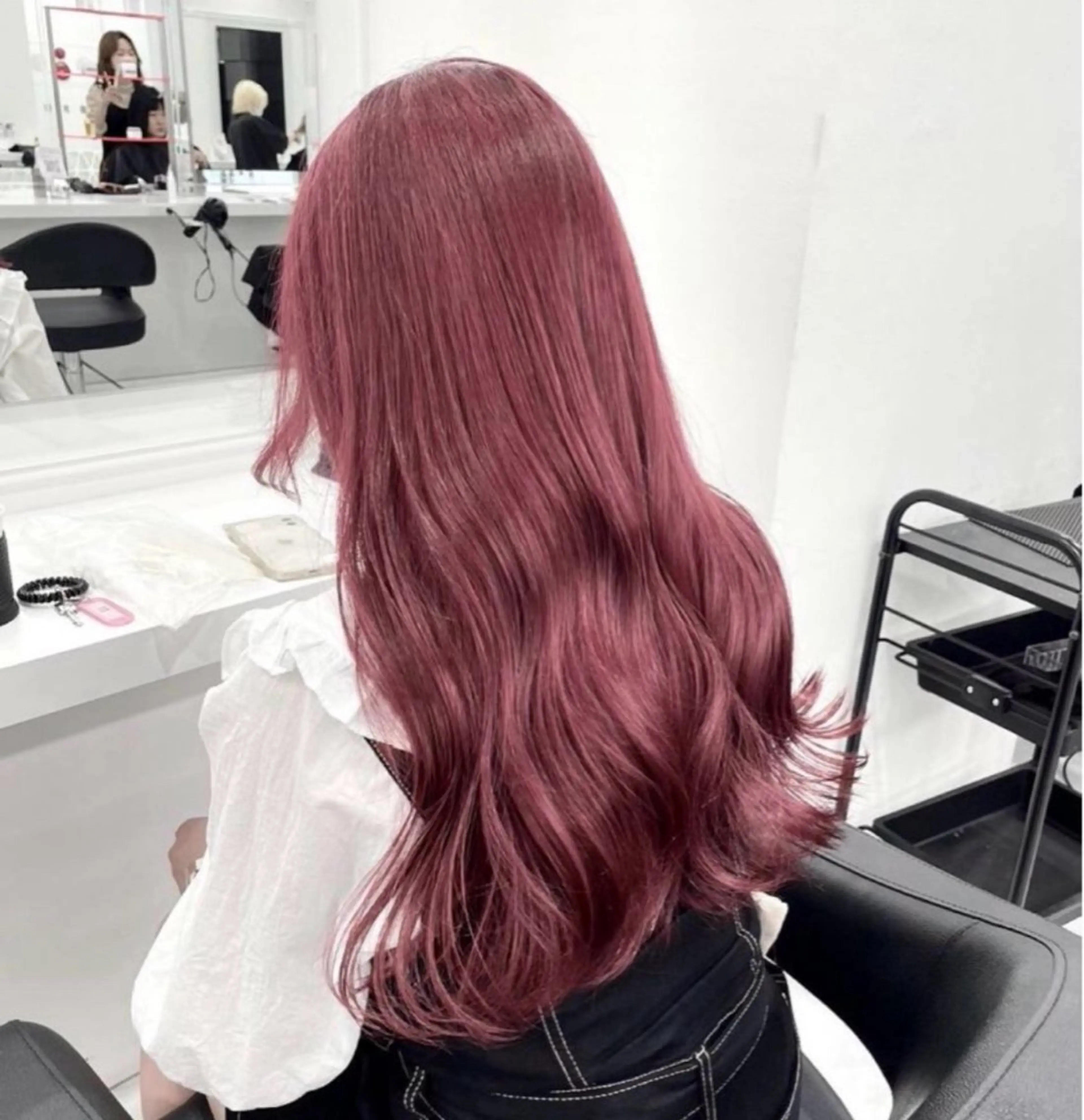 ロング ヘアカラー トリートメント 🎀愛されピンク ラベンダー💜ゆいのヘアスタイル