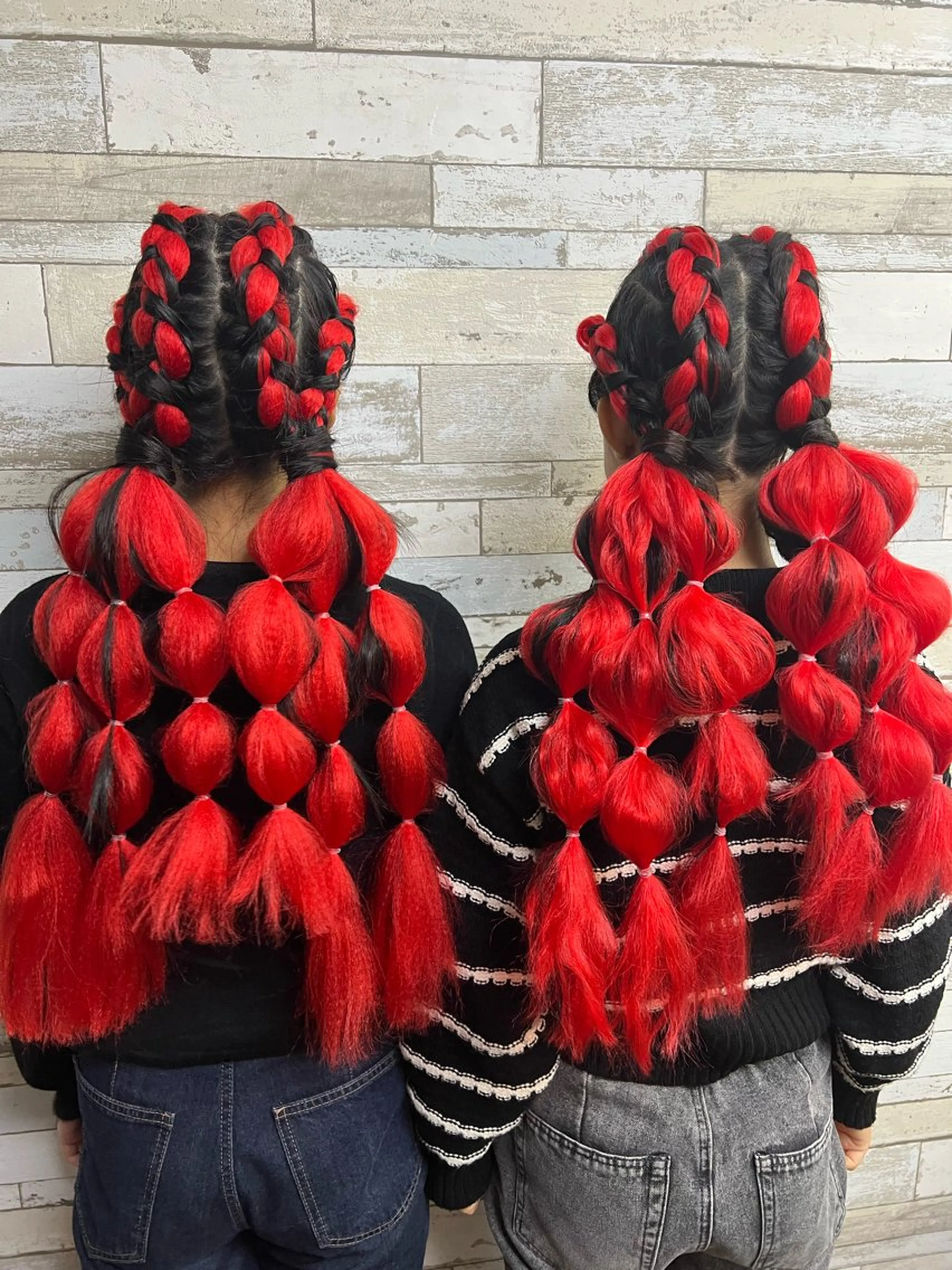 ロング エクステ B-W ⭐️REIKOのヘアスタイル