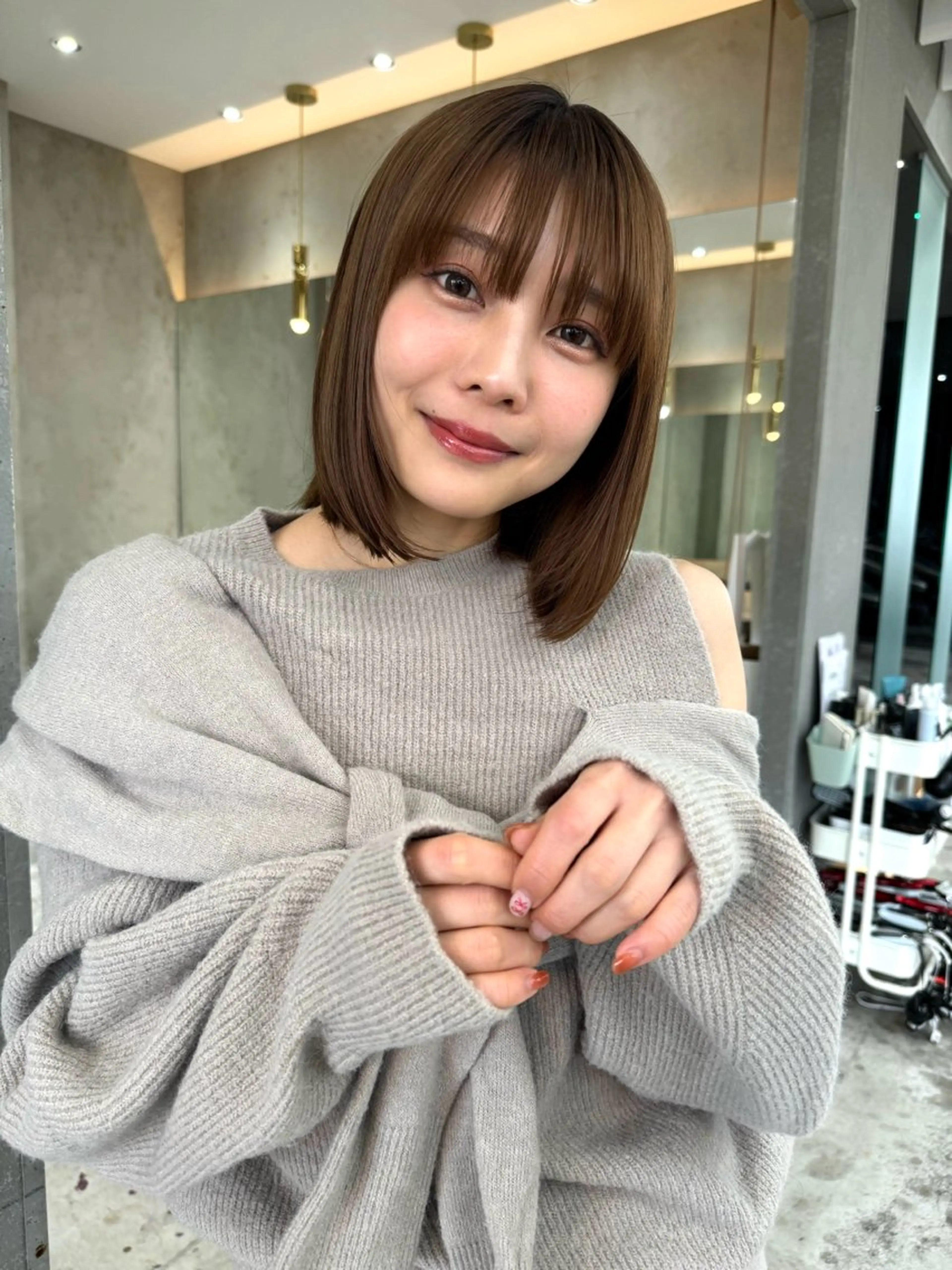 【☀️ミニモ限定！！！透明感・色味抜群N.カラー☀️】カット+N.カラー+1stepトリートメントの写真