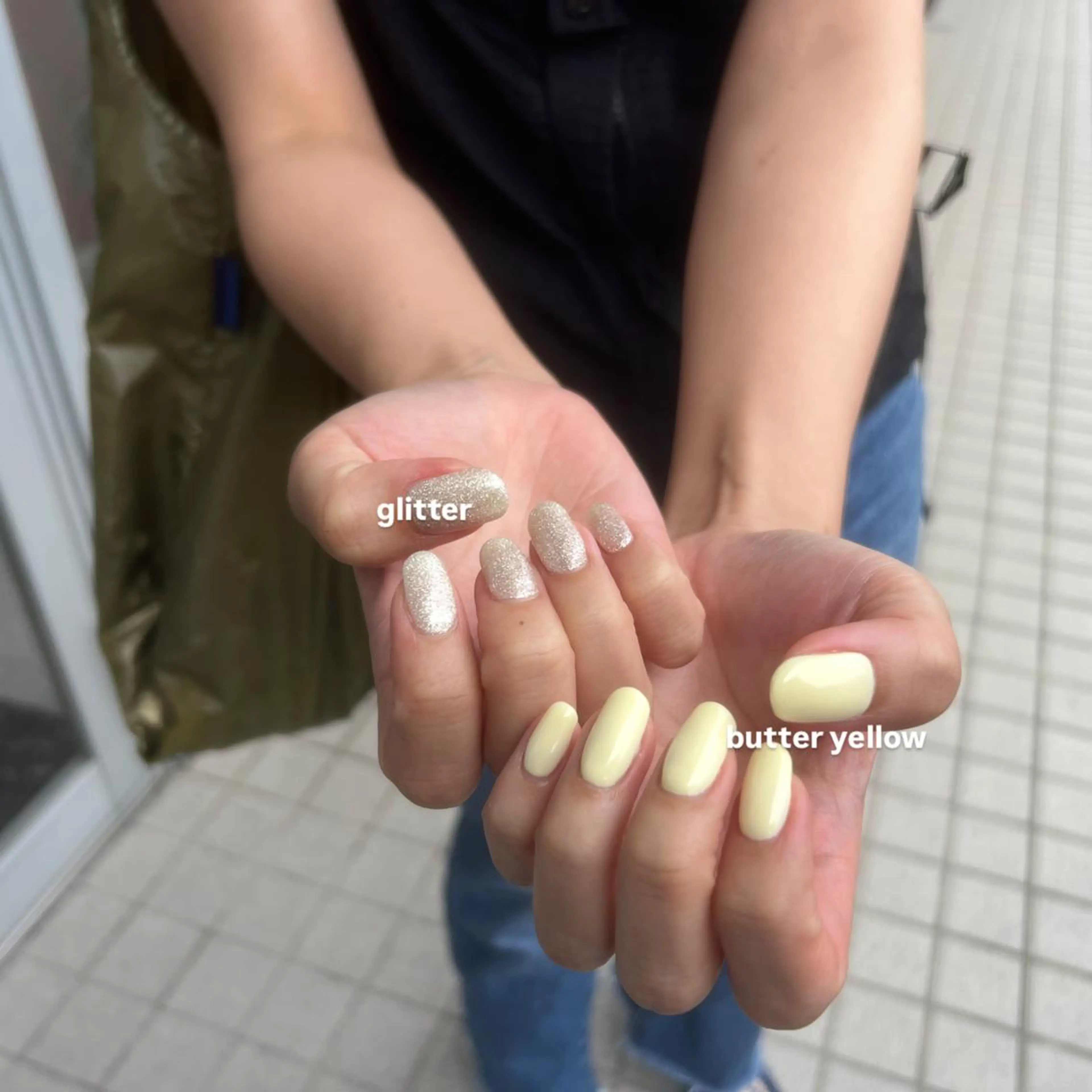 hand💅🏻ワンカラーorグラデーションの写真
